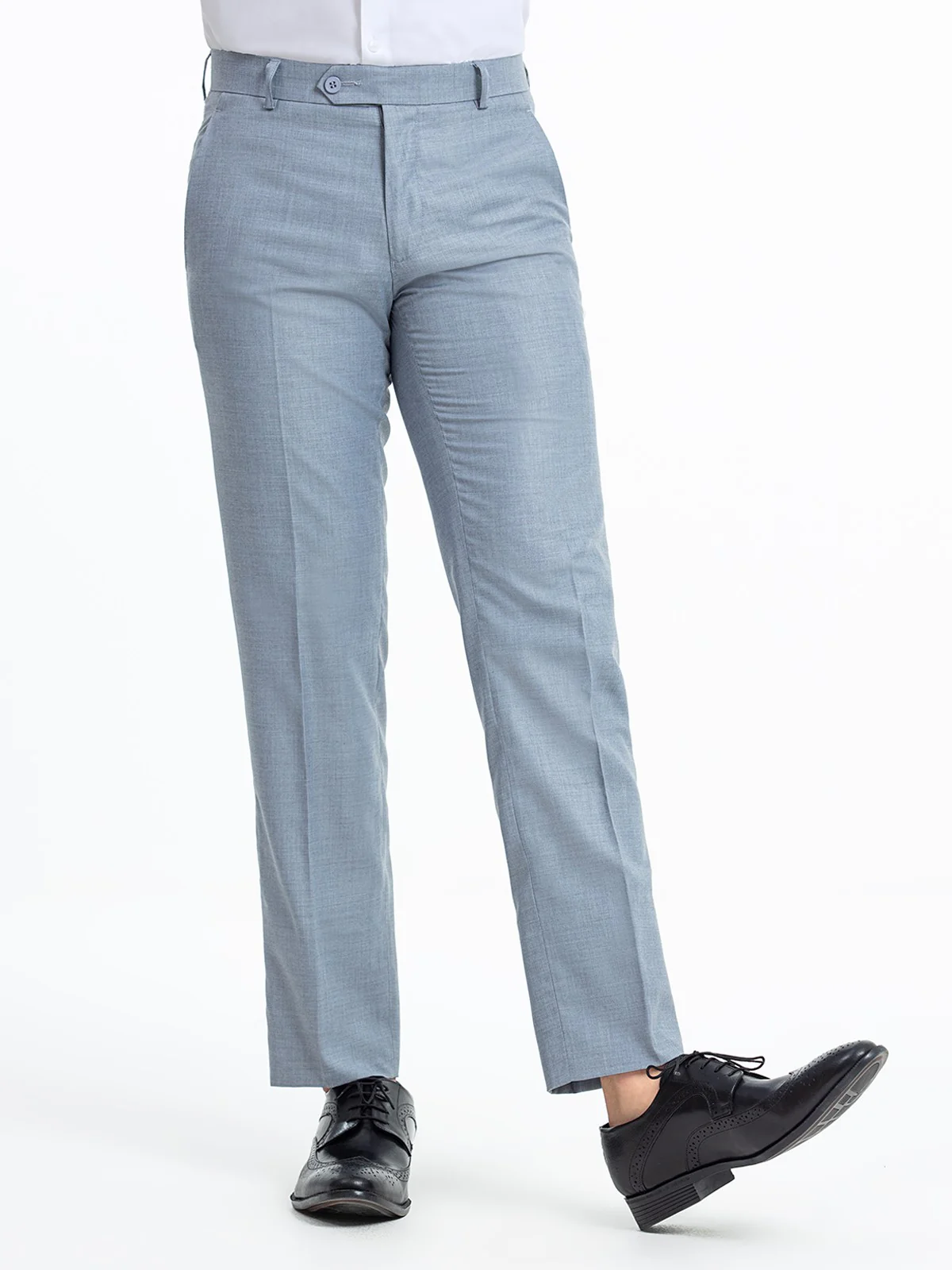 Men's Ash Grey Pant - EMBPF23-15249 - Image 4