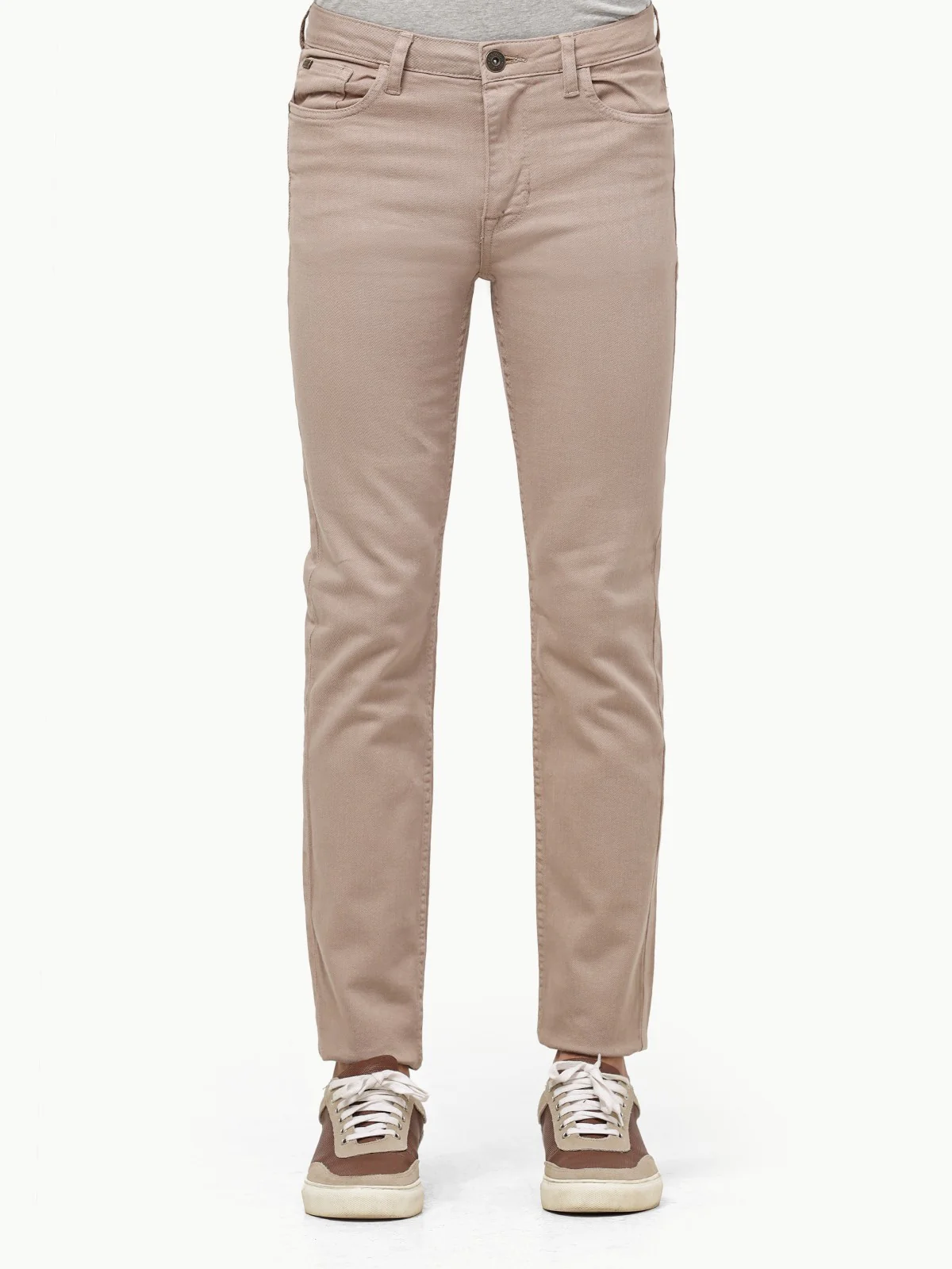 Men's Beige Jeans - EMBPD23-005