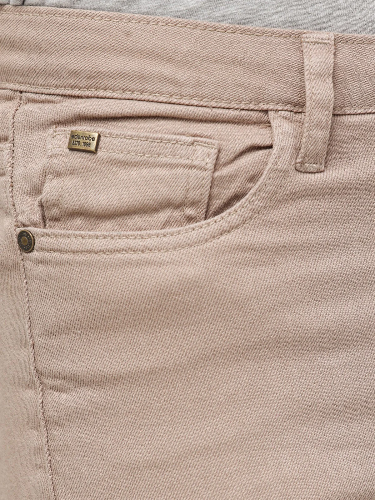 Men's Beige Jeans - EMBPD23-005 - Image 4