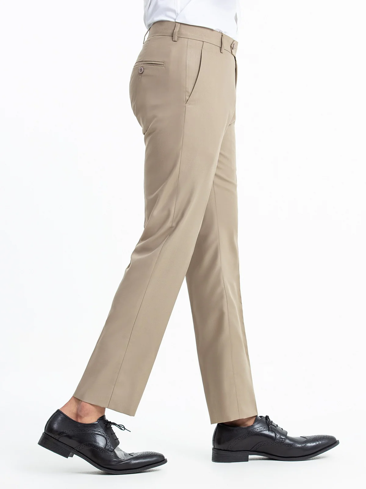 Men's Beige Pant - EMBPF23-15258 - Image 3