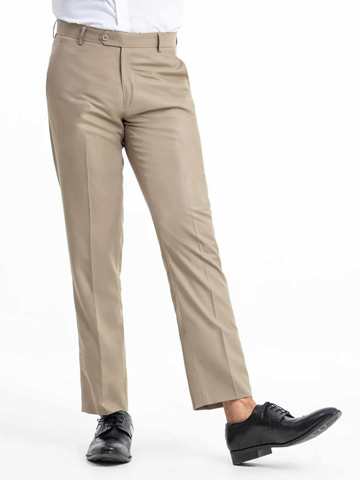 Men's Beige Pant - EMBPF23-15258 - Image 4