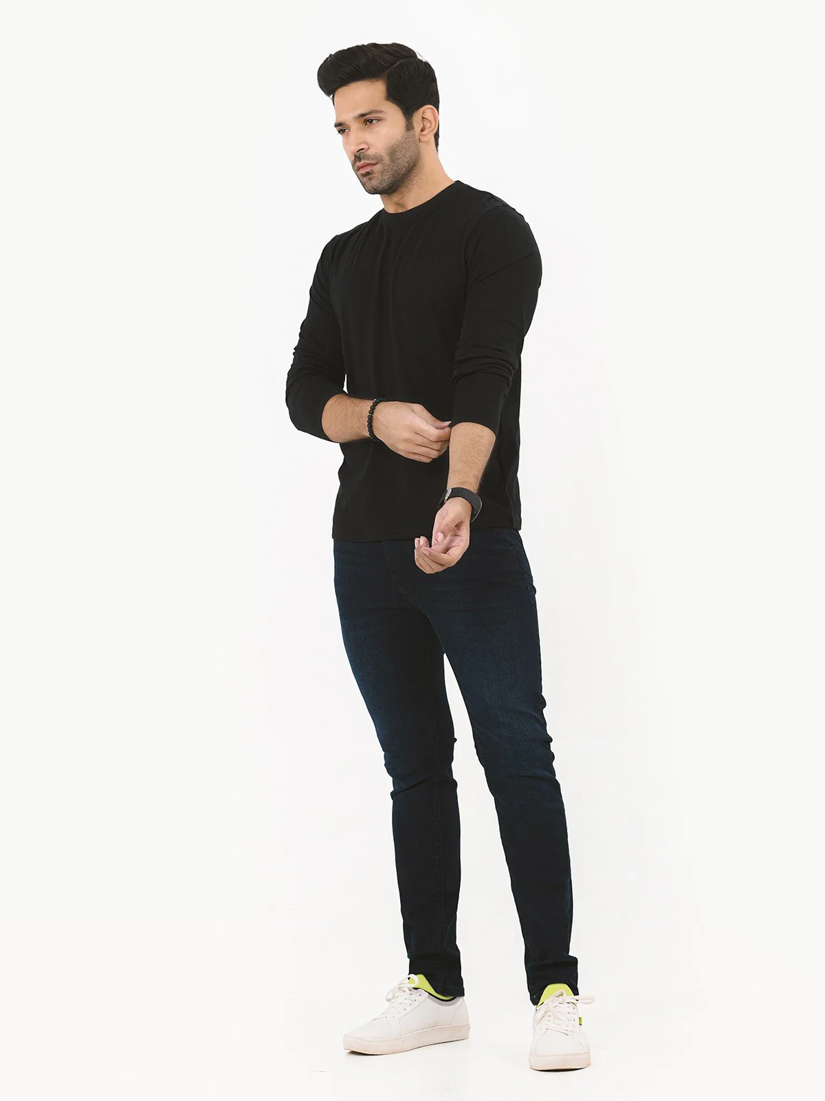 Men's Black Basic Tee - EMTBF22-002 - Image 4