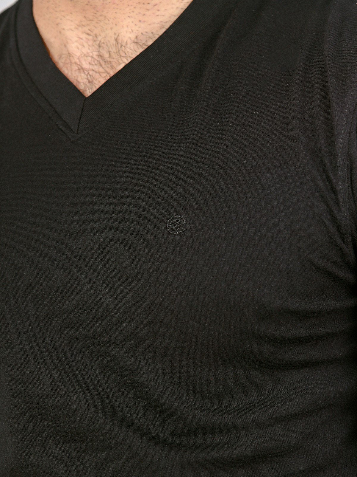 Men's Black Basic Tee - EMTBF22-009 - Image 5