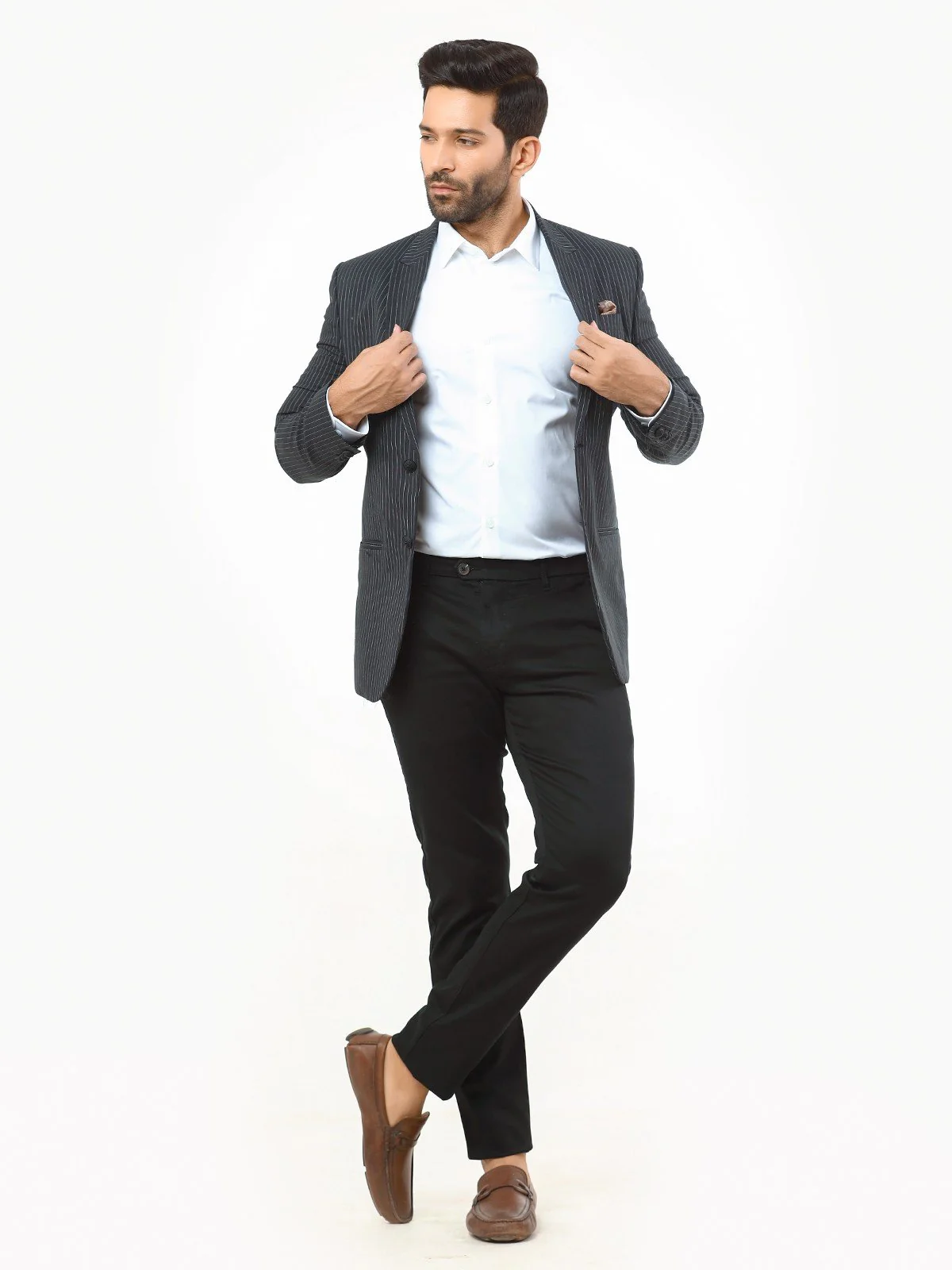 Men's Black Blazer - EMTB22-6775 - Image 2