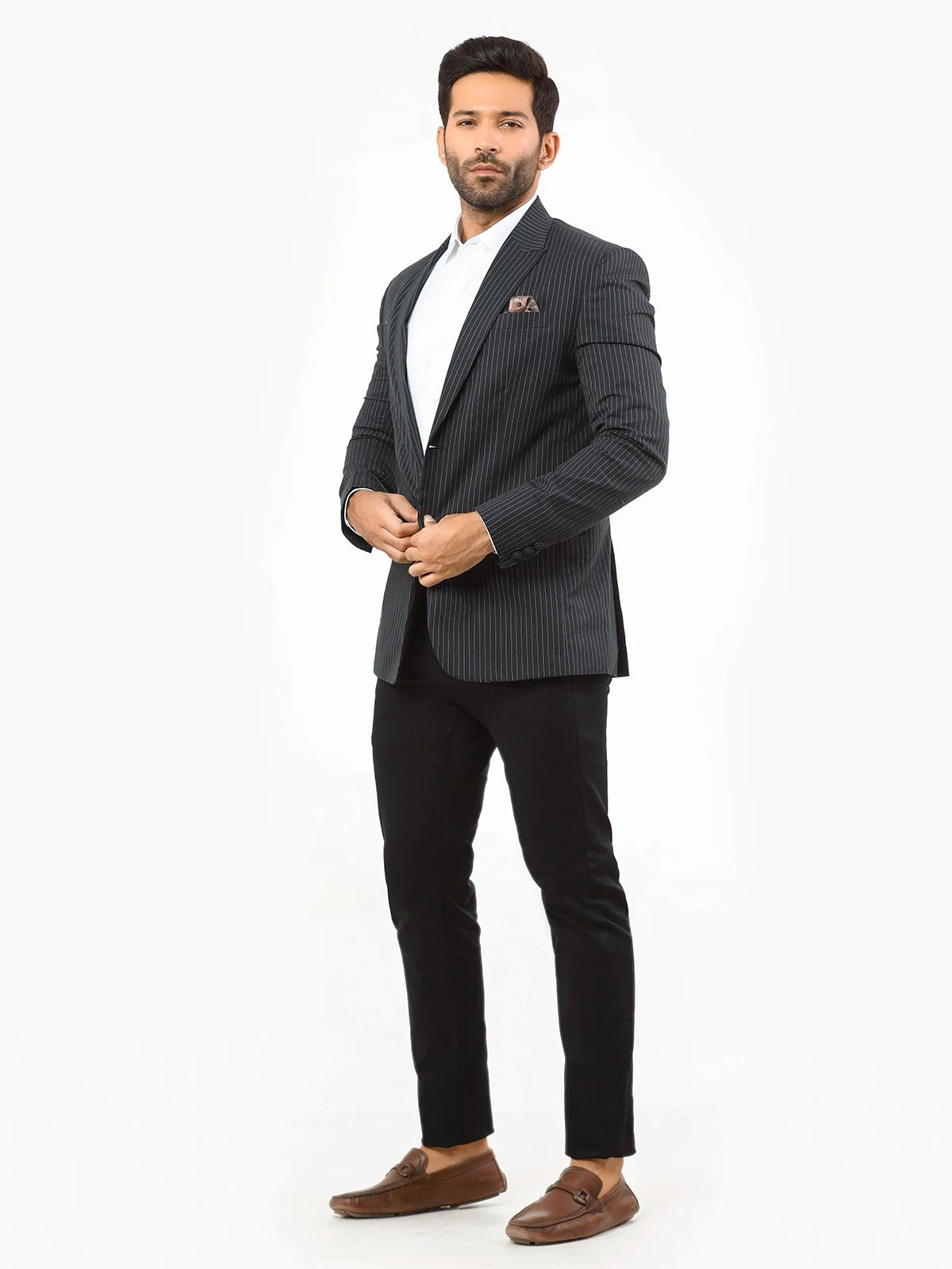 Men's Black Blazer - EMTB22-6775 - Image 3
