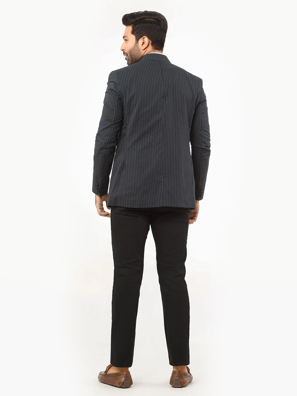 Men's Black Blazer - EMTB22-6775 - Image 5
