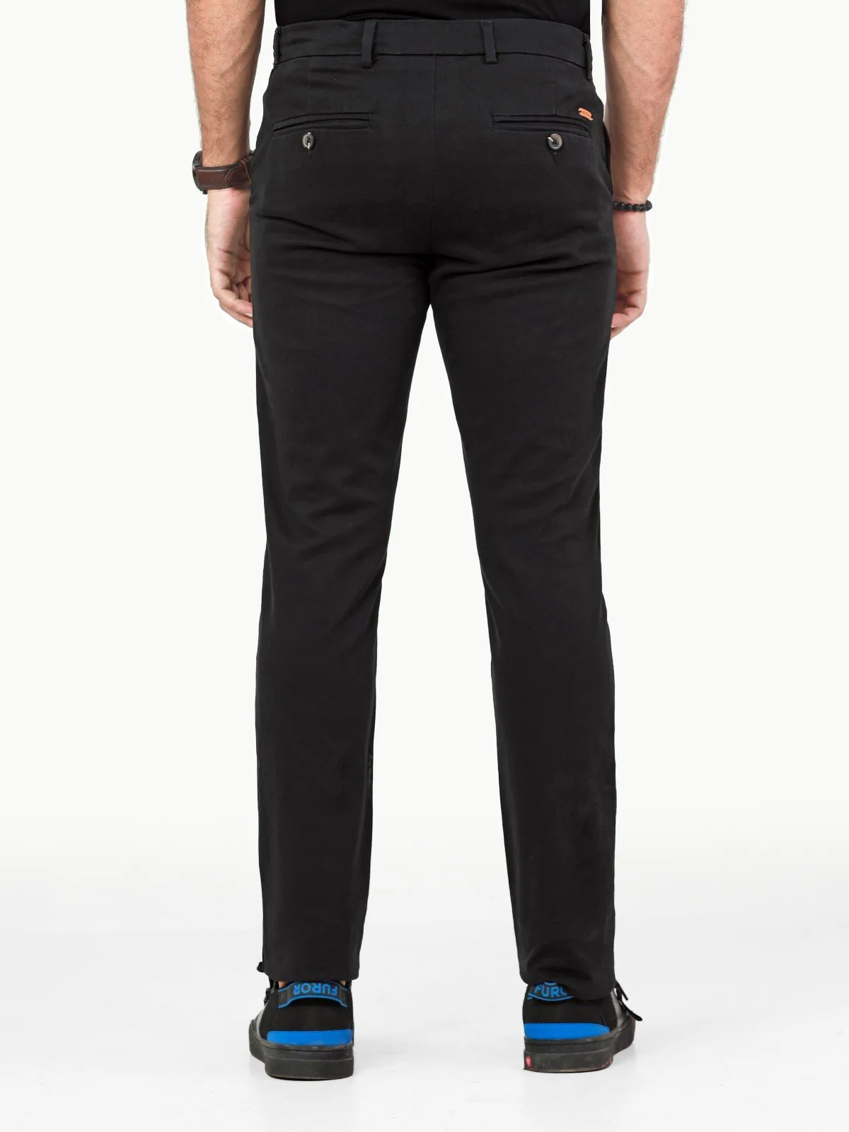 Men's Black Chino Pant - EMBCP22-014 - Image 4