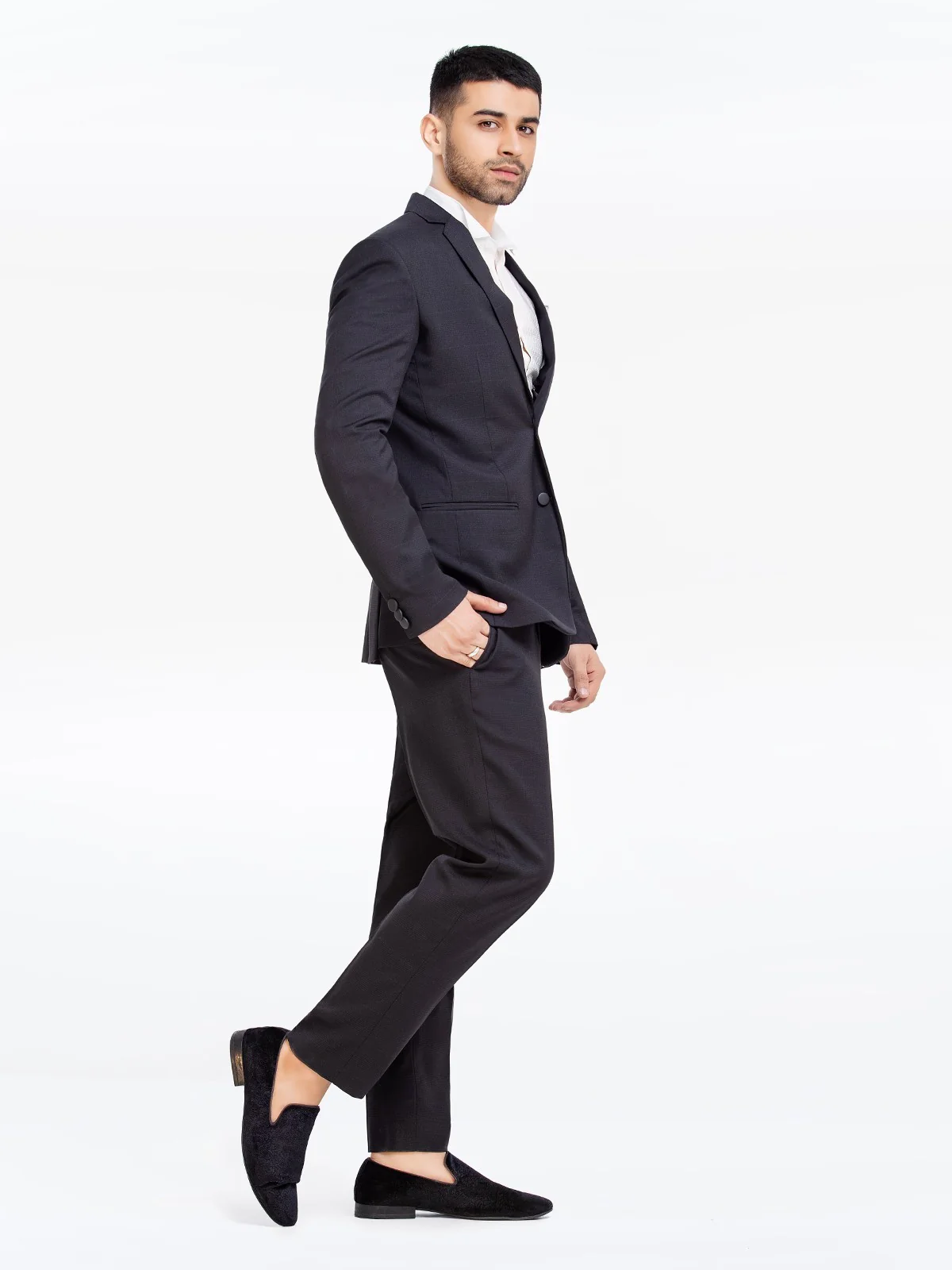 Men's Black Coat Pant - EMTCPC22-6814 - Image 2