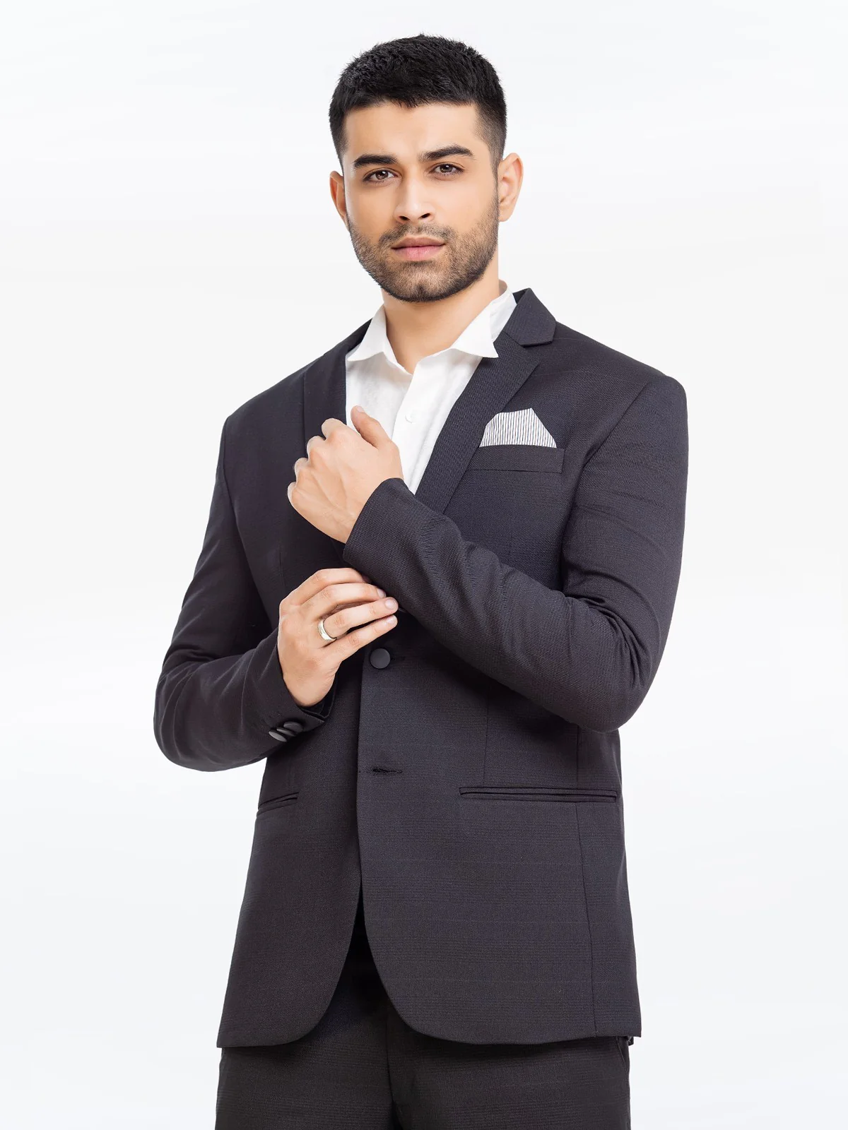 Men's Black Coat Pant - EMTCPC22-6814 - Image 3