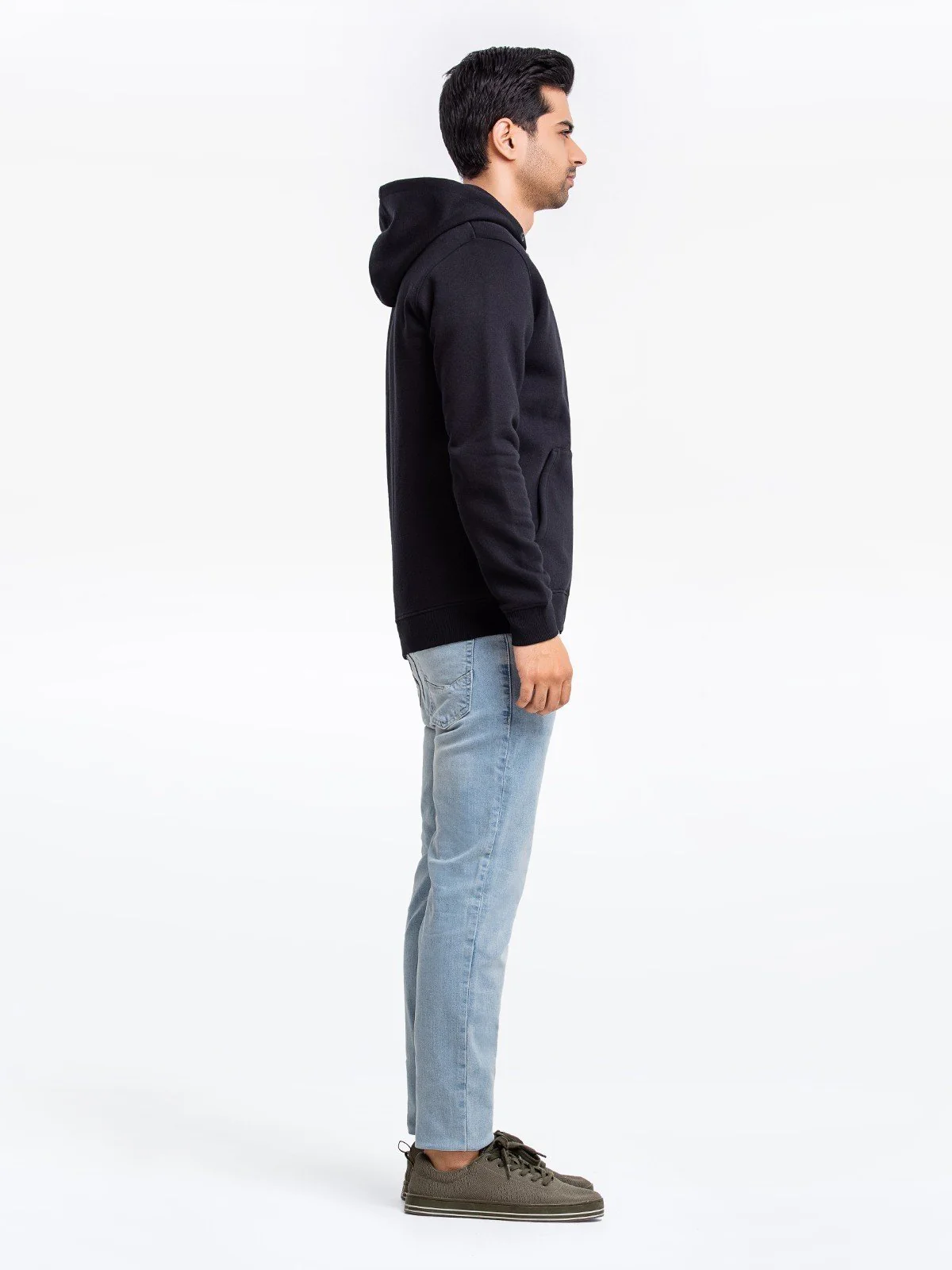 Men's Black Hoodie - EMTH23-003 - Image 3