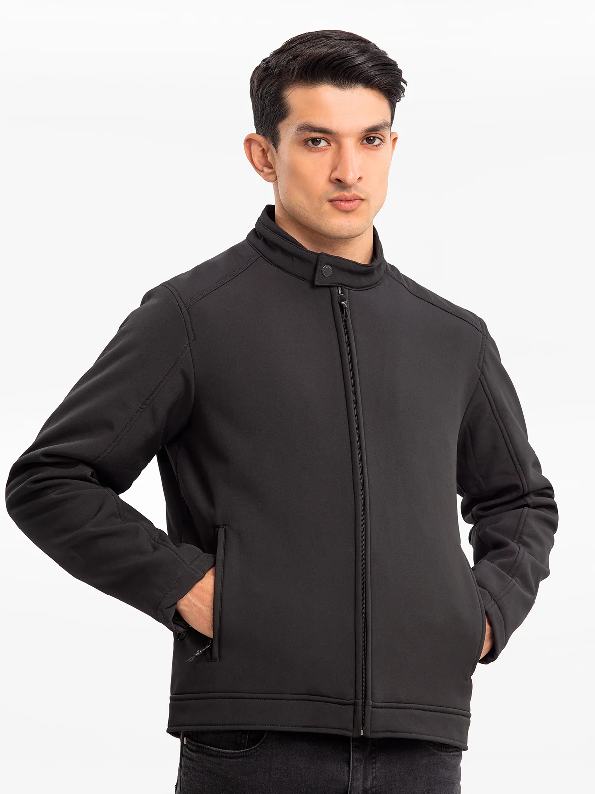 Men's Black Jacket - EMTJ23-005 - Image 2