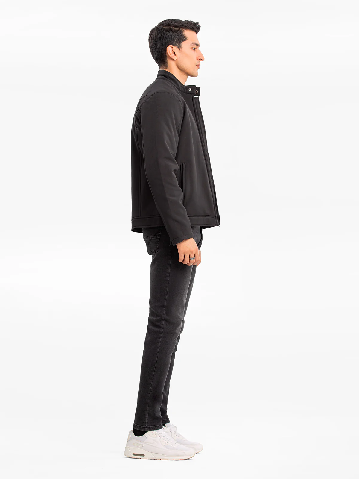 Men's Black Jacket - EMTJ23-005 - Image 3