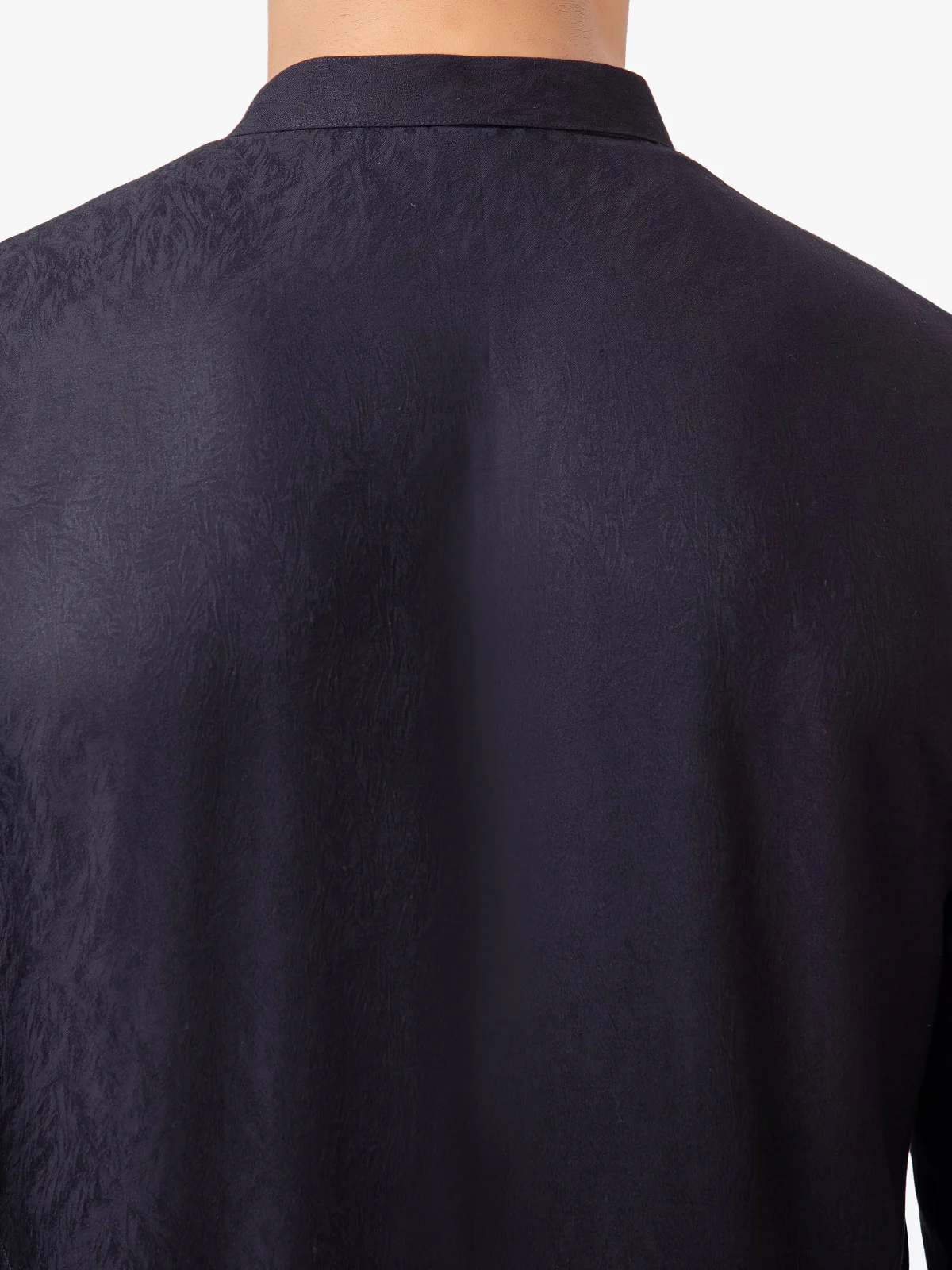 Men's Black Kurta Pajama - EMTSC23-104 - Image 4