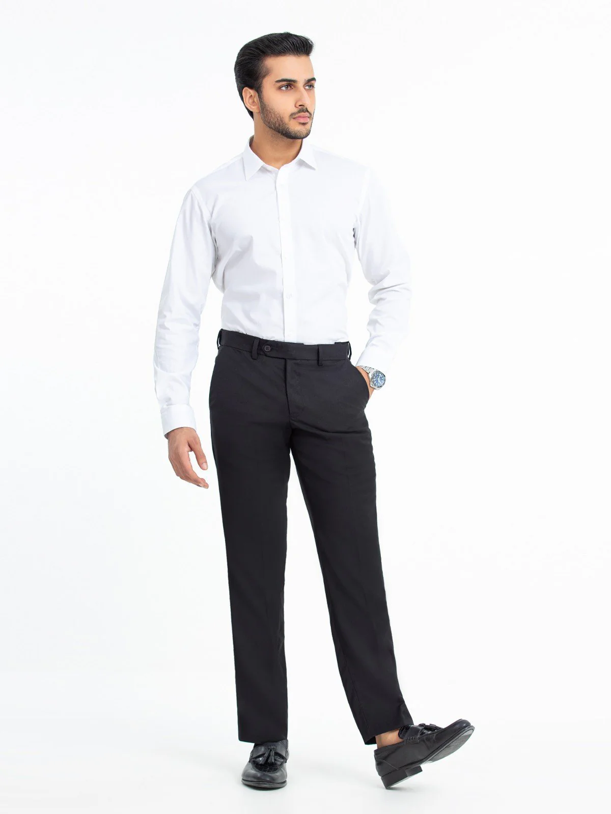 Men's Black Pant - EMBPF22-15239 - Image 2