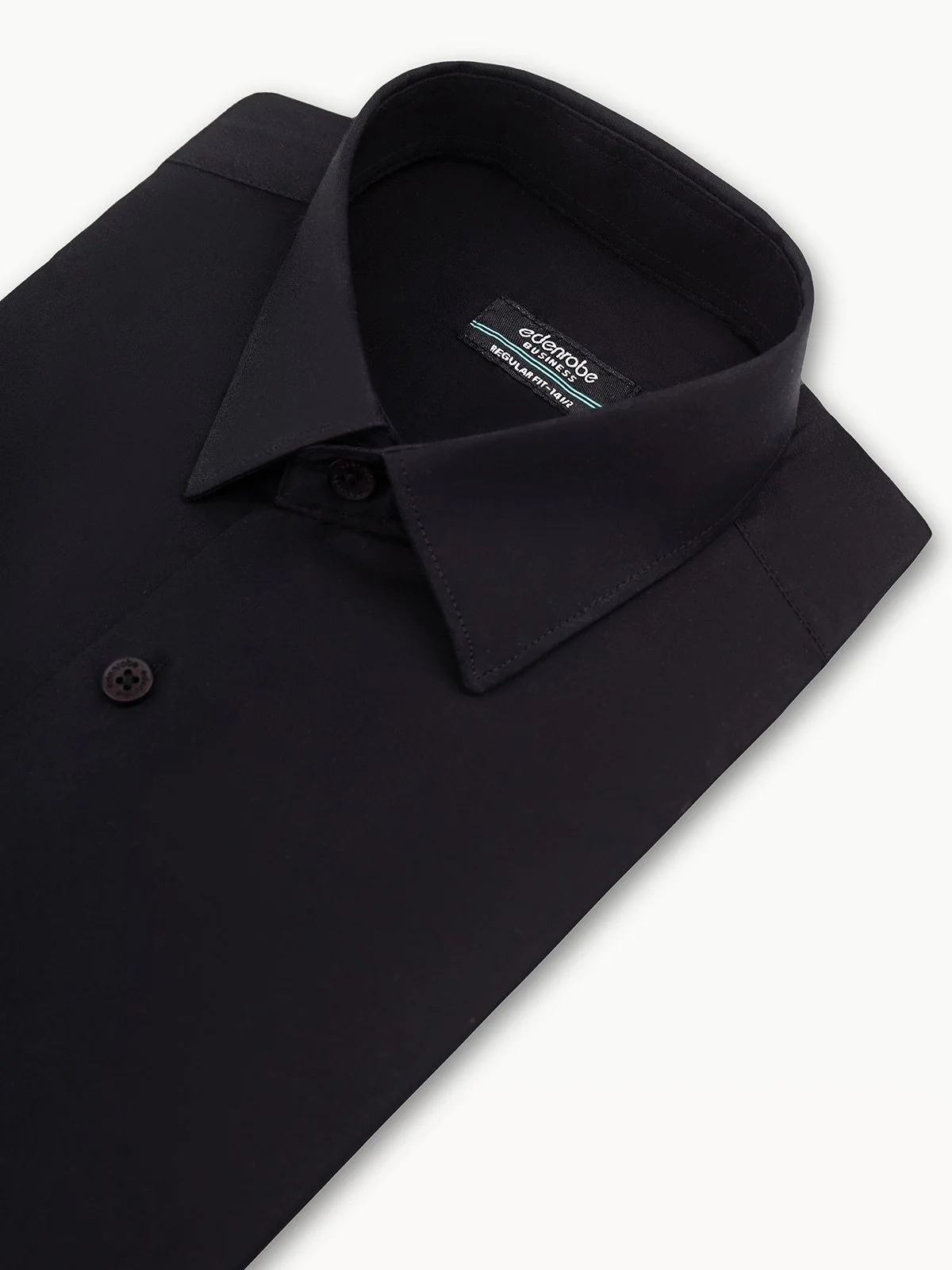 Men's Black Shirt Plain - EMTSB22-110 - Image 2