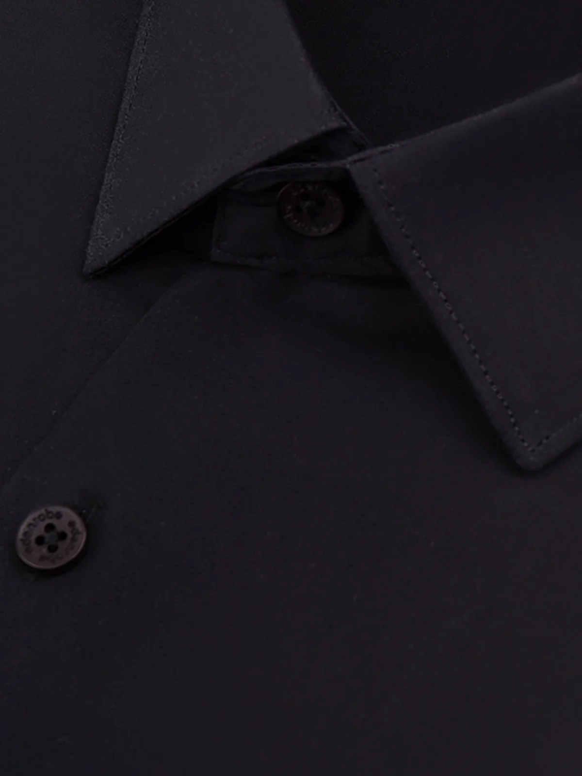 Men's Black Shirt Plain - EMTSB22-110 - Image 3