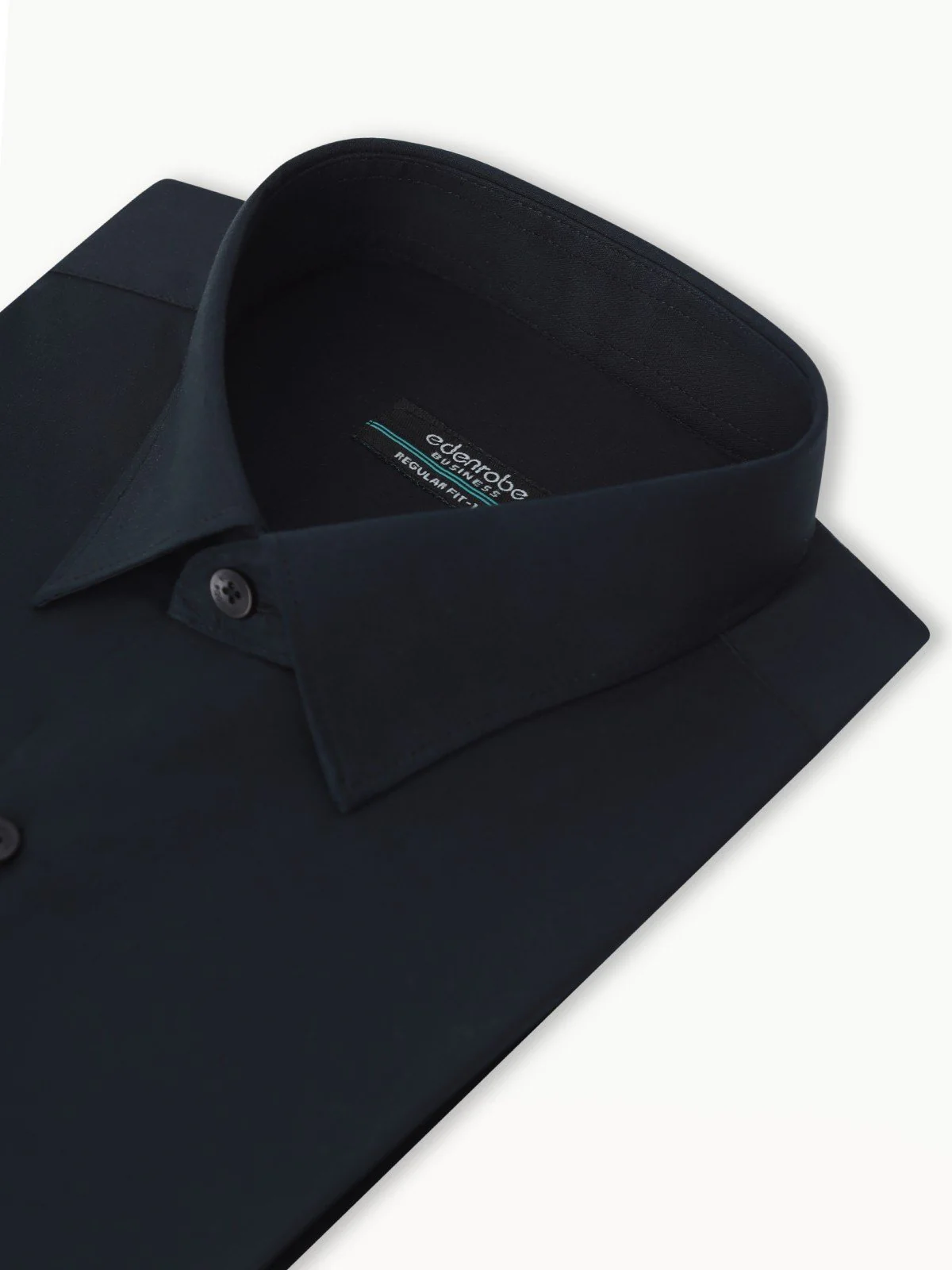 Men's Black Shirt Plain - EMTSB22-140 - Image 2
