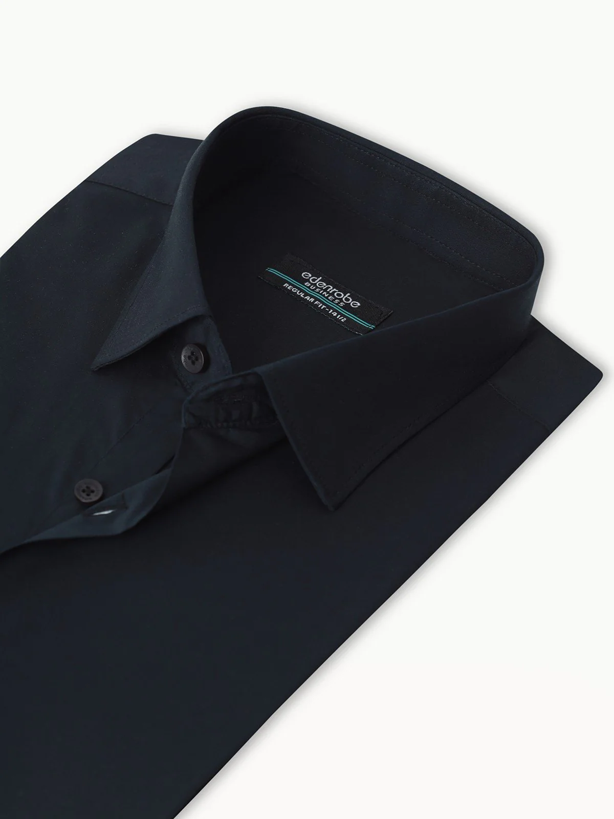 Men's Black Shirt Plain - EMTSB22-140 - Image 3