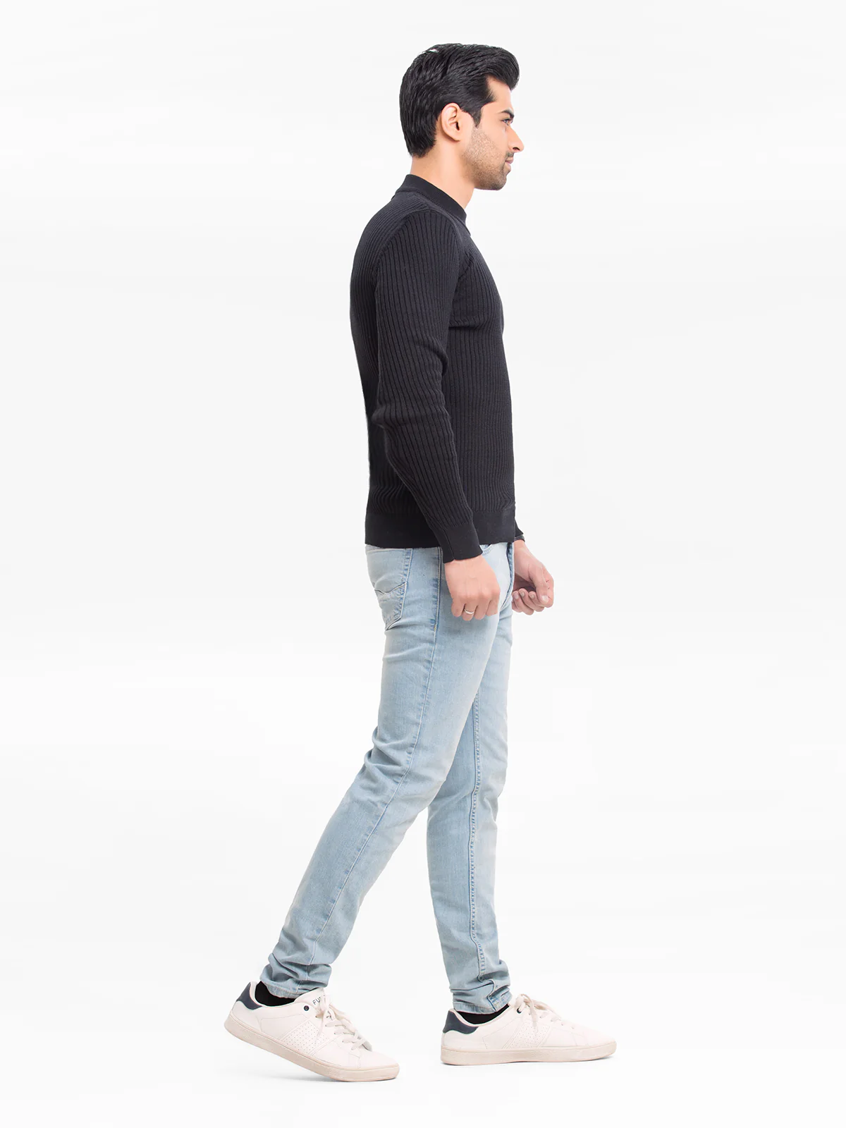 Men's Black Sweater - EMTSWT23-001 - Image 4