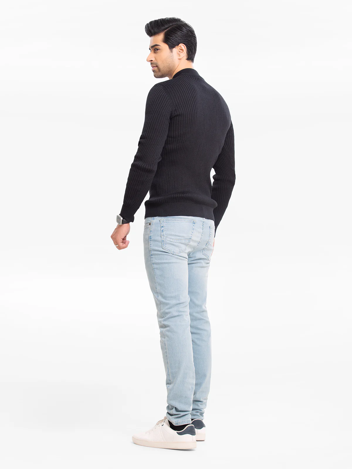 Men's Black Sweater - EMTSWT23-001 - Image 5