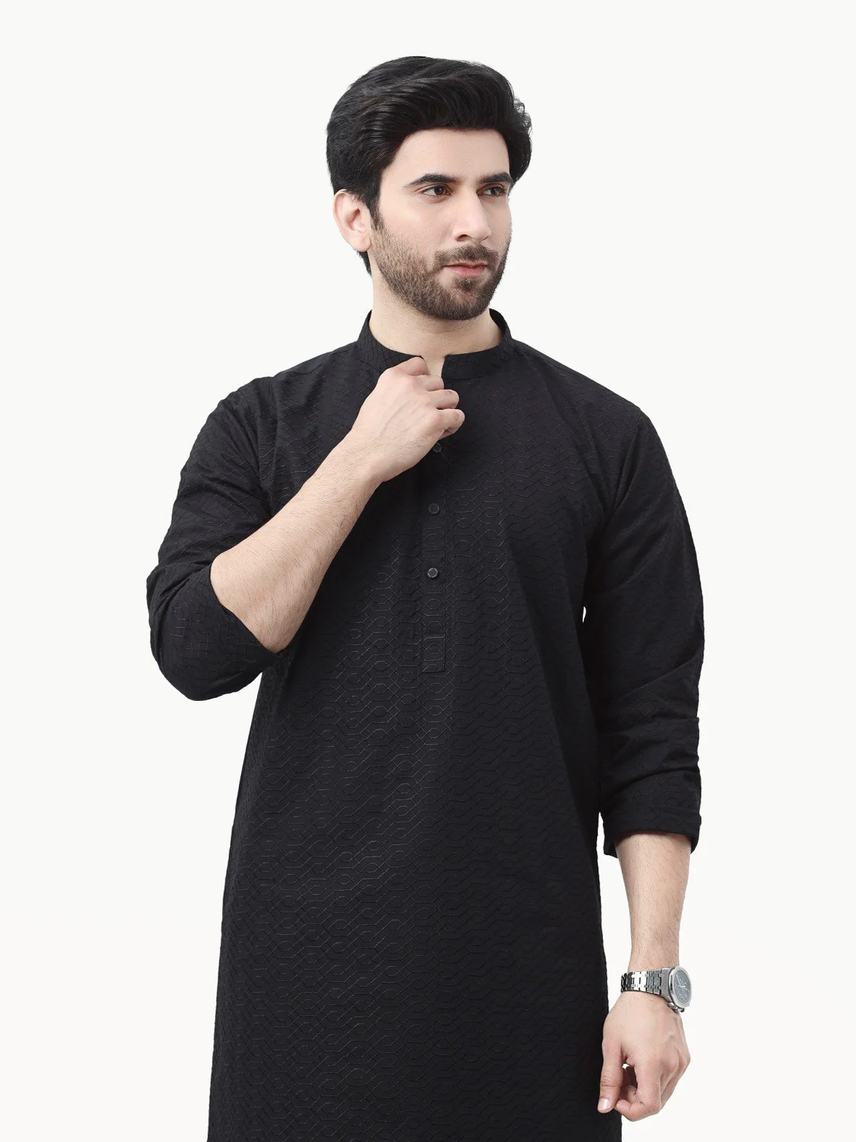 Men's Black Swish Collection Ceremonial - EMTSC22S-065 - Image 2