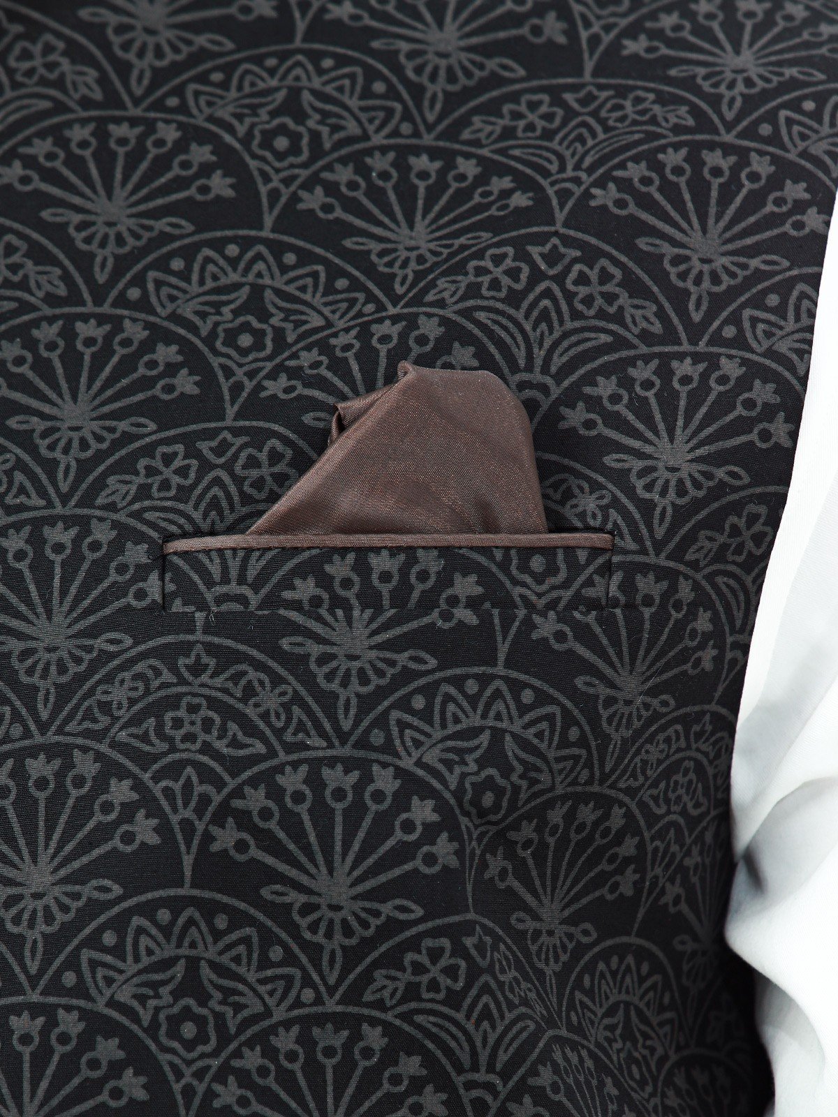 Men's Black Waist Coat - EMTWC22-35801 - Image 5