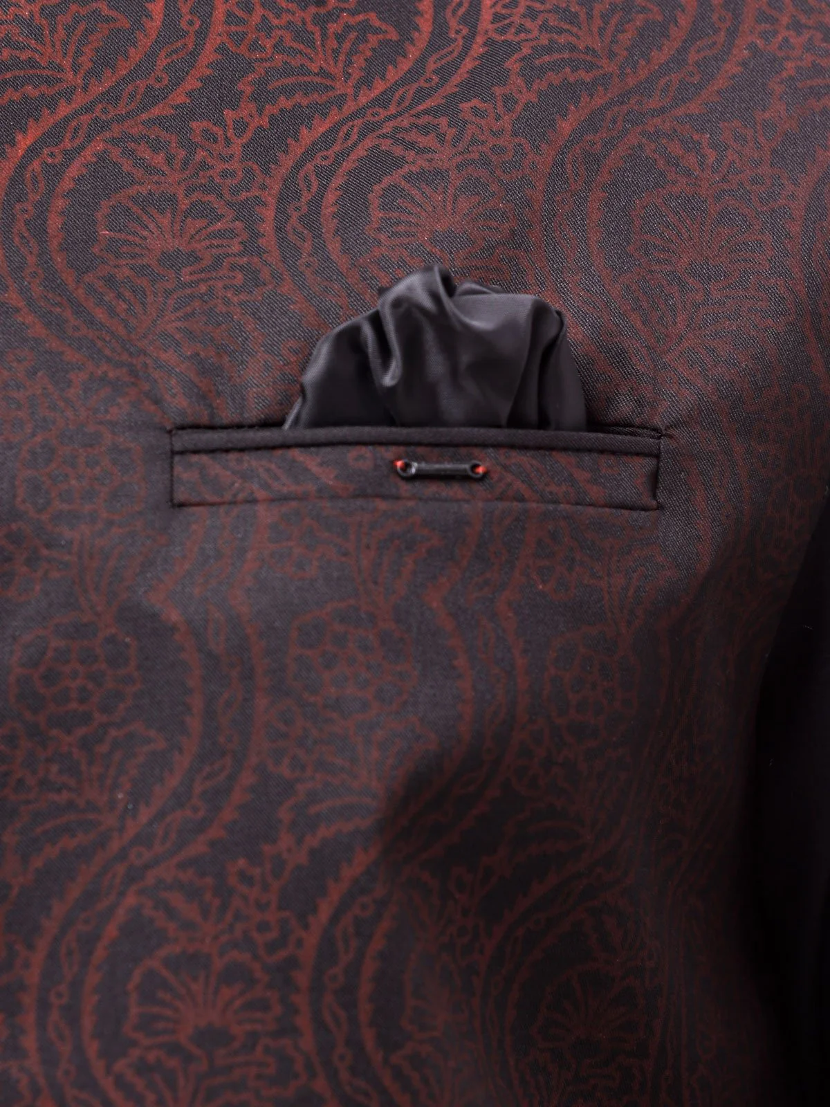 Men's Black Waist Coat - EMTWC23-35854 - Image 5