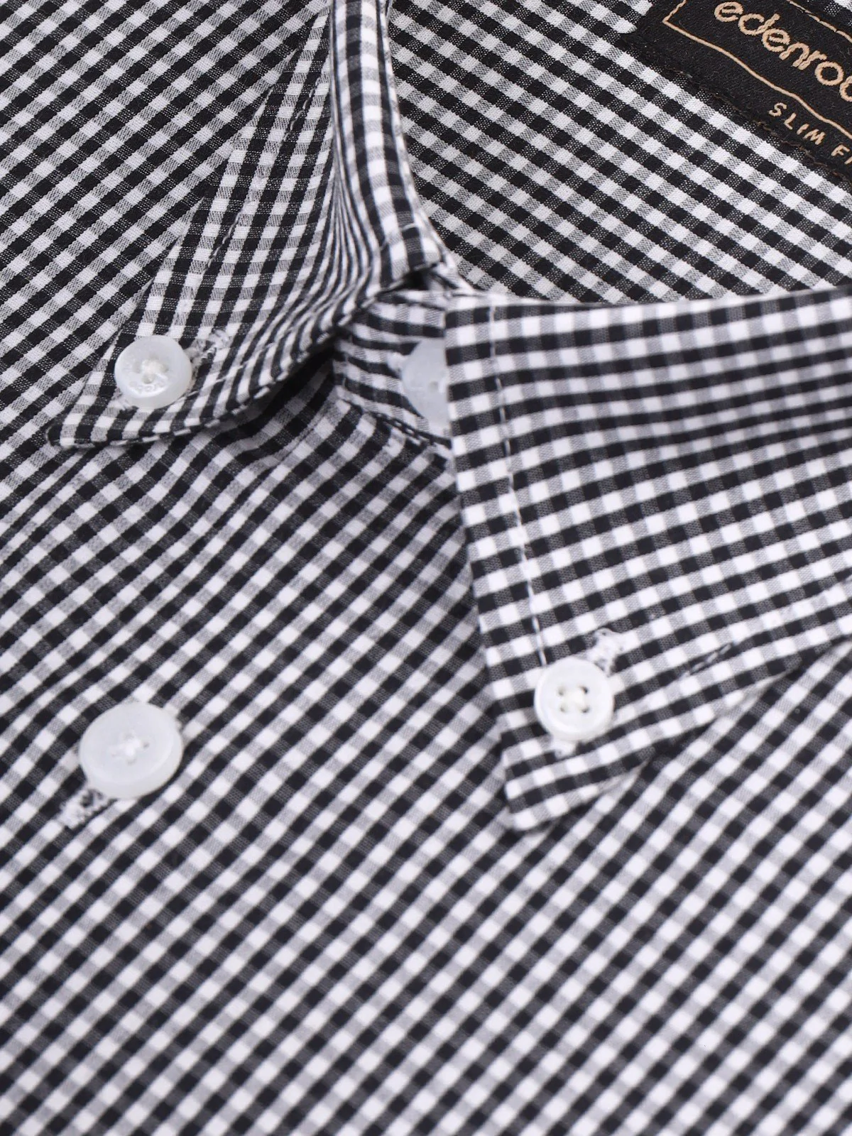 Men's Black & White Shirt - EMTSI22-50262 - Image 3