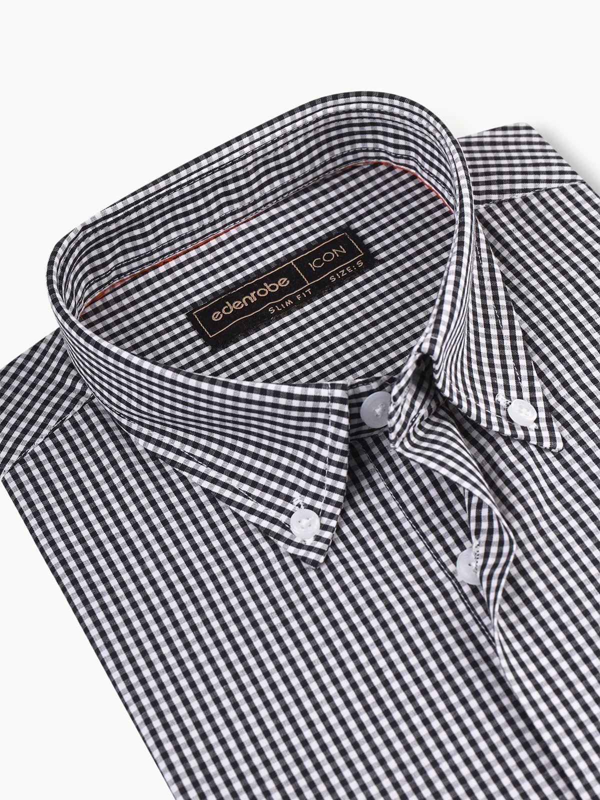 Men's Black & White Shirt - EMTSI22-50262 - Image 4