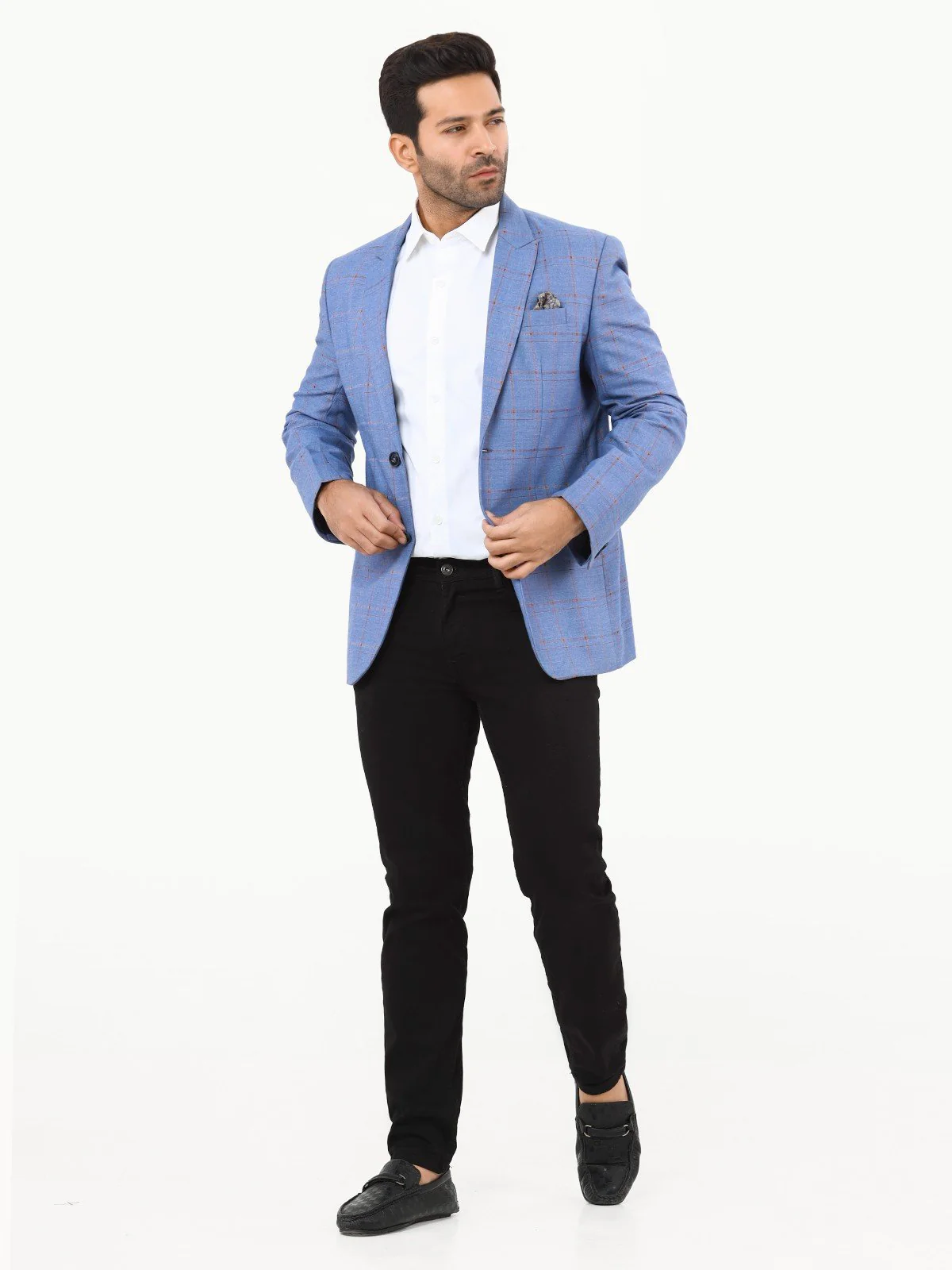 Men's Blue Blazer - EMTB22W-6782 - Image 2