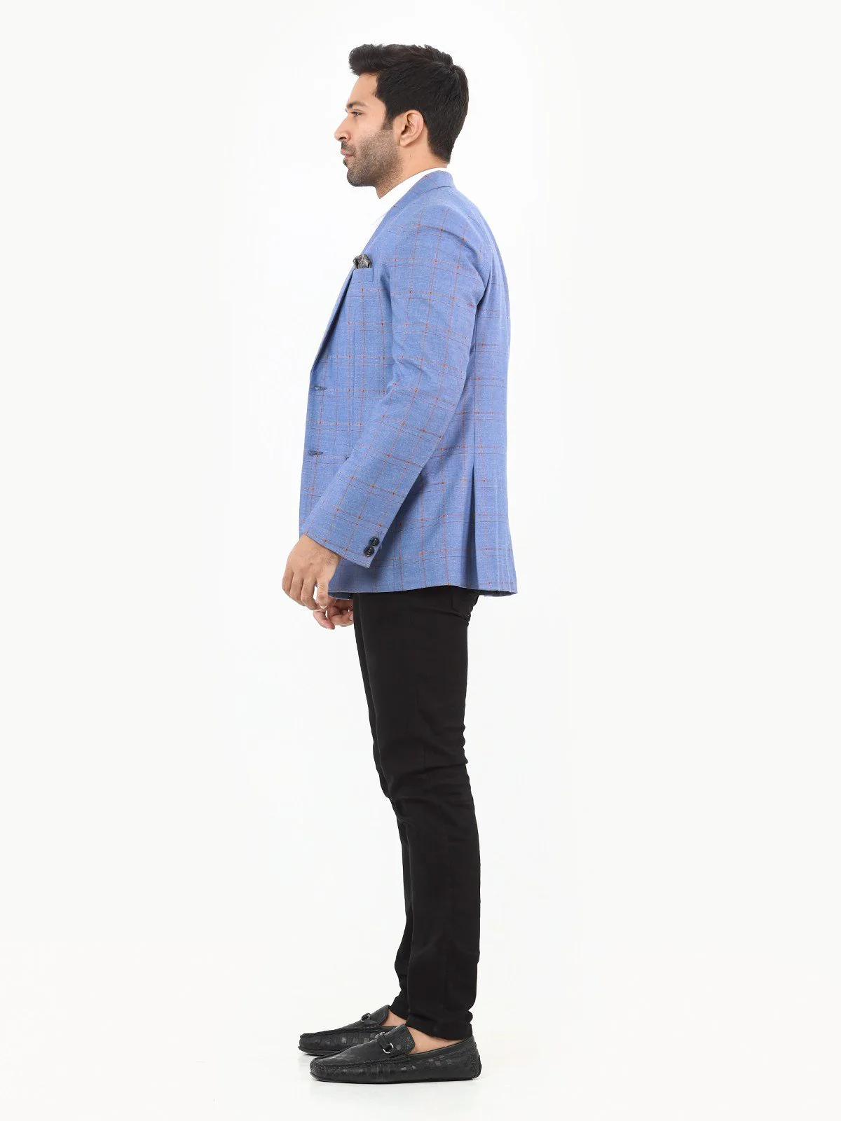 Men's Blue Blazer - EMTB22W-6782 - Image 3