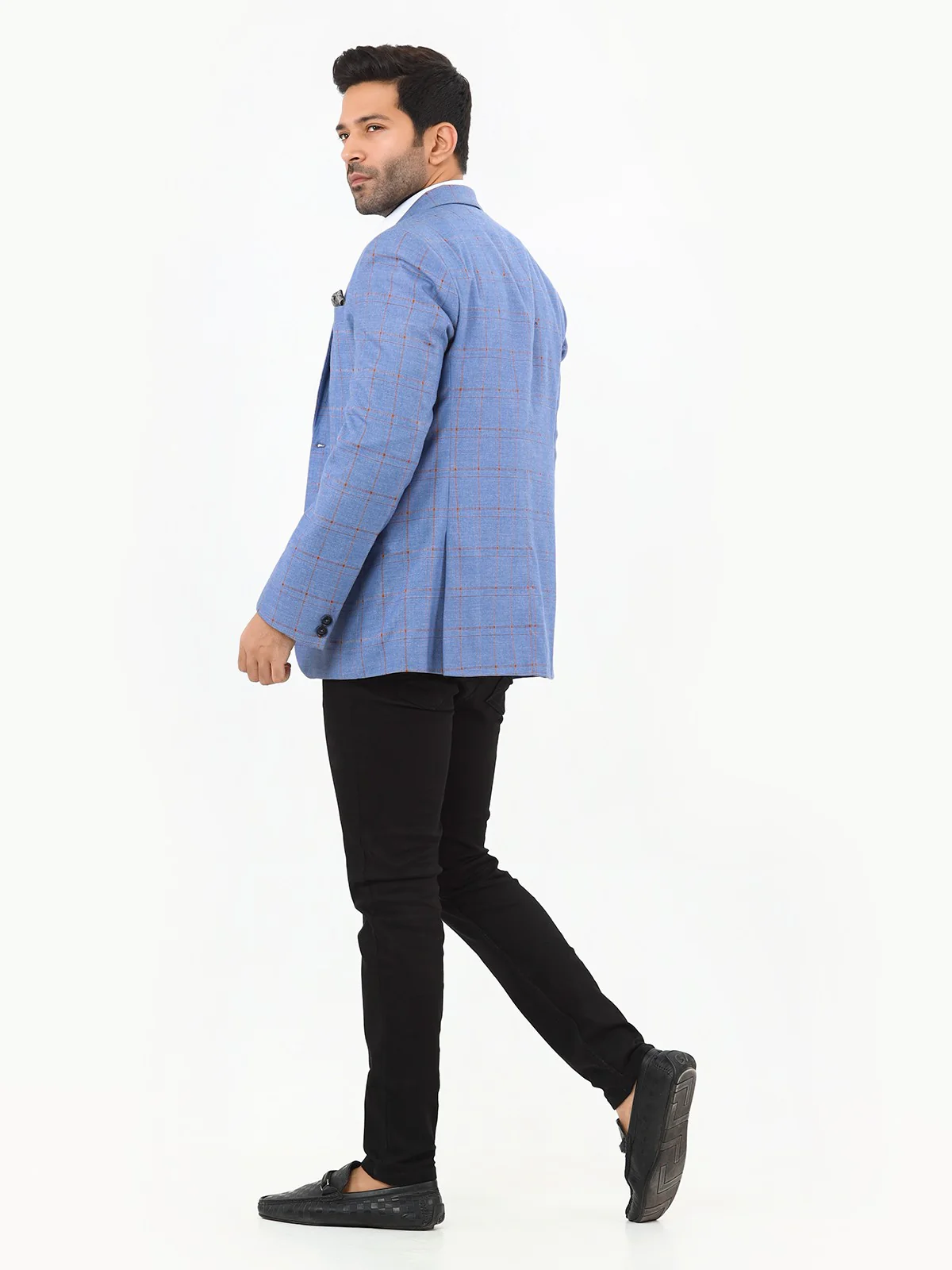 Men's Blue Blazer - EMTB22W-6782 - Image 5