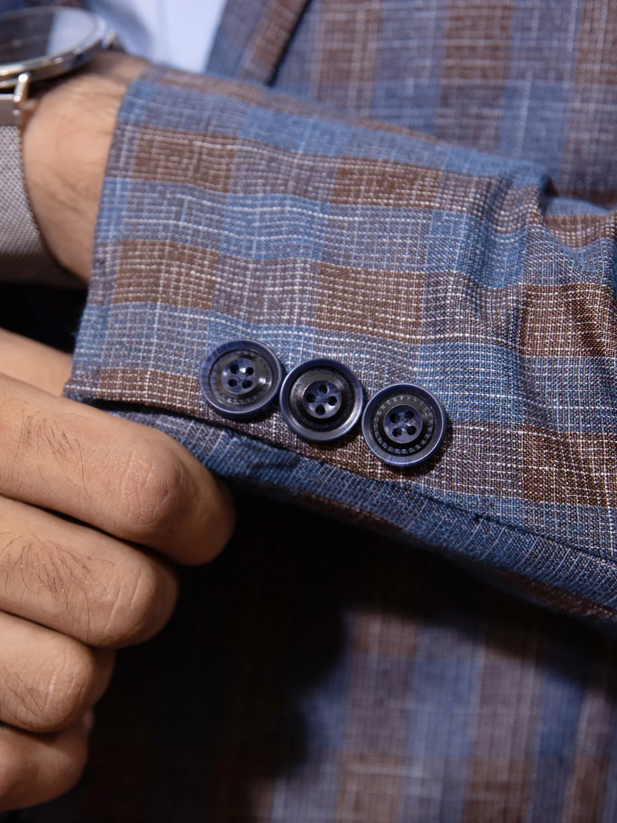 Men's Blue Blazer - EMTB22-6788 - Image 4