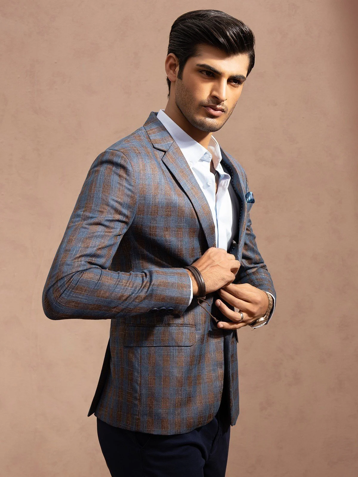 Men's Blue Blazer - EMTB22-6788 - Image 5