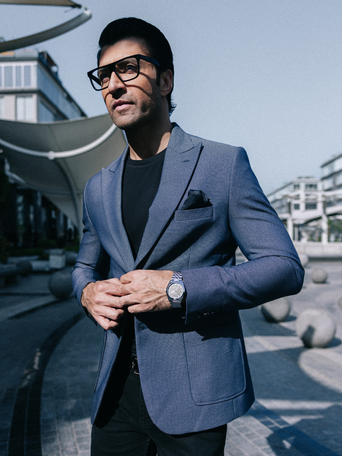 Men's Blue Blazer - EMTB22-6823 - Image 4