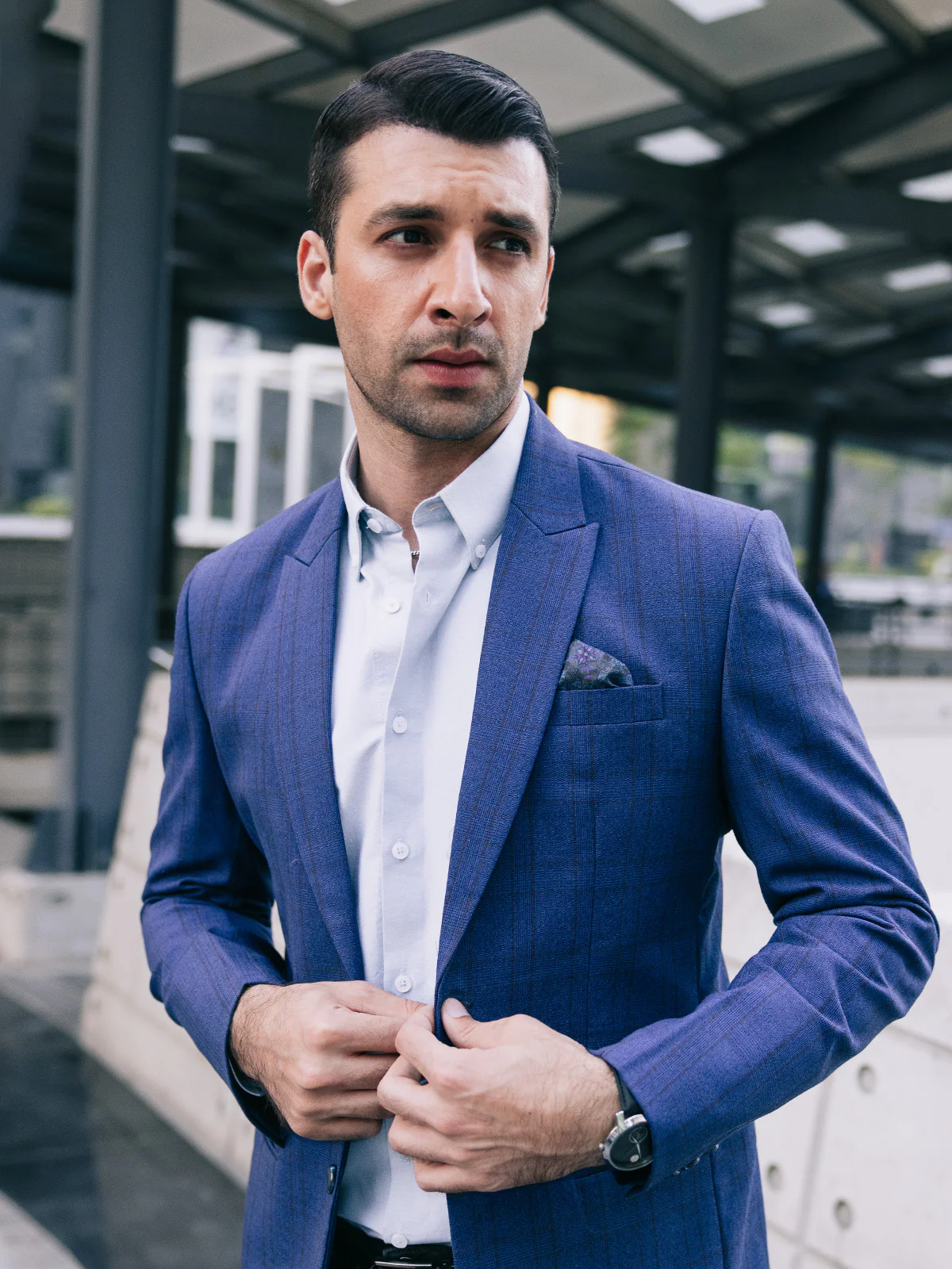 Men's Blue Blazer - EMTB22-6824 - Image 5