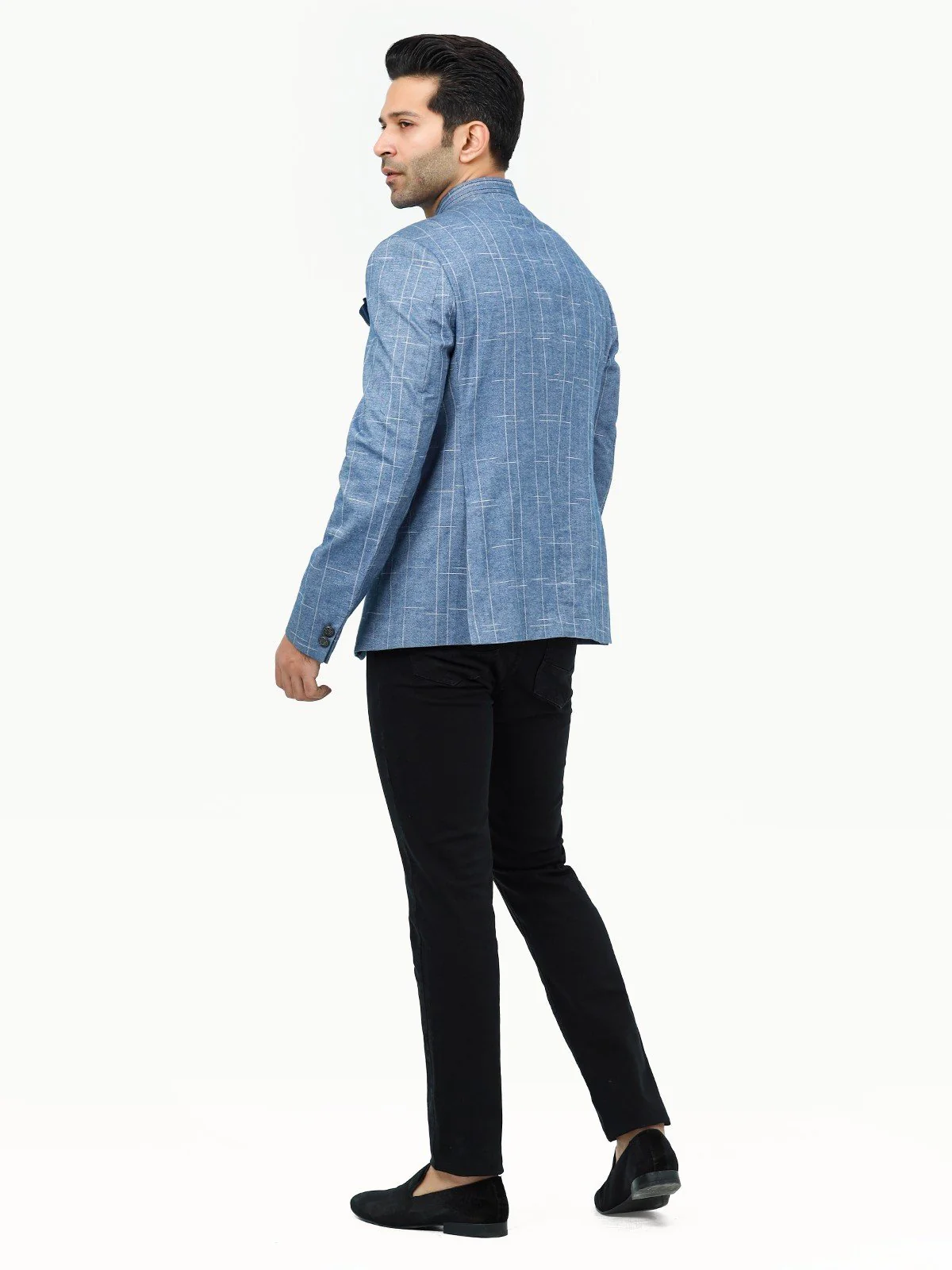Men's Blue Prince Coat - EMTPC22-005 - Image 6