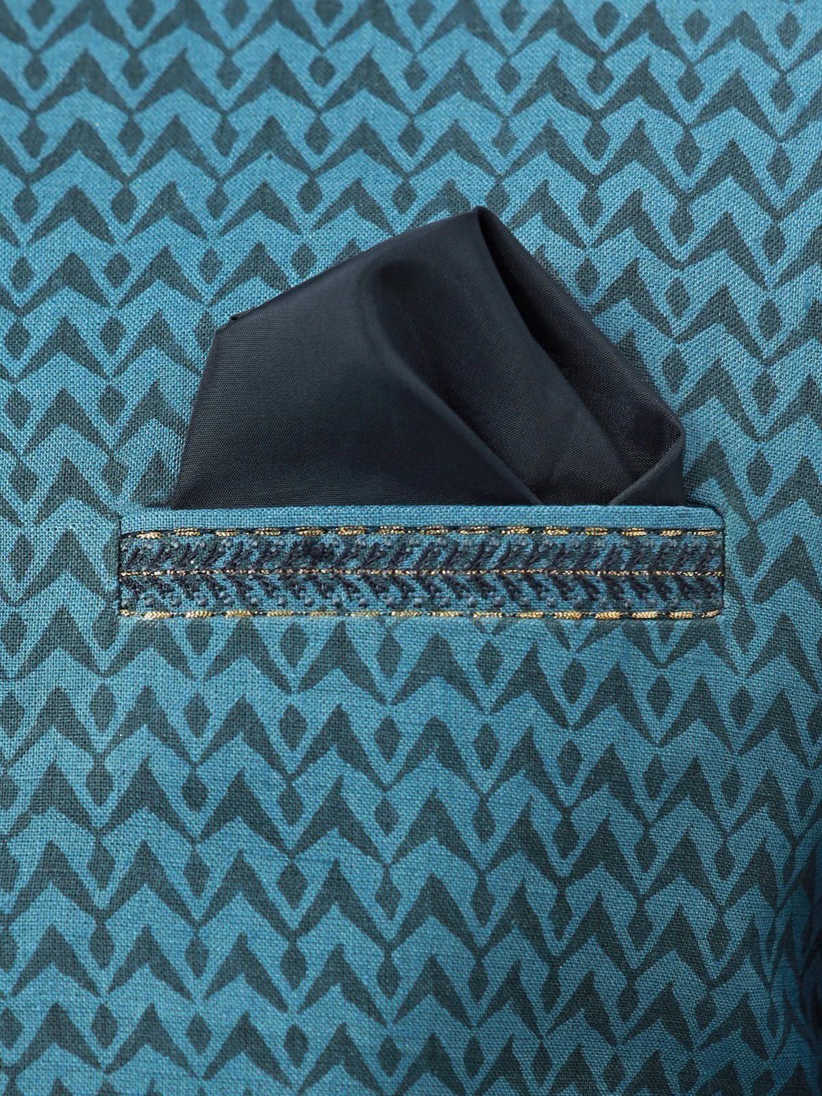 Men's Blue Prince Coat - EMTPC22-010 - Image 4