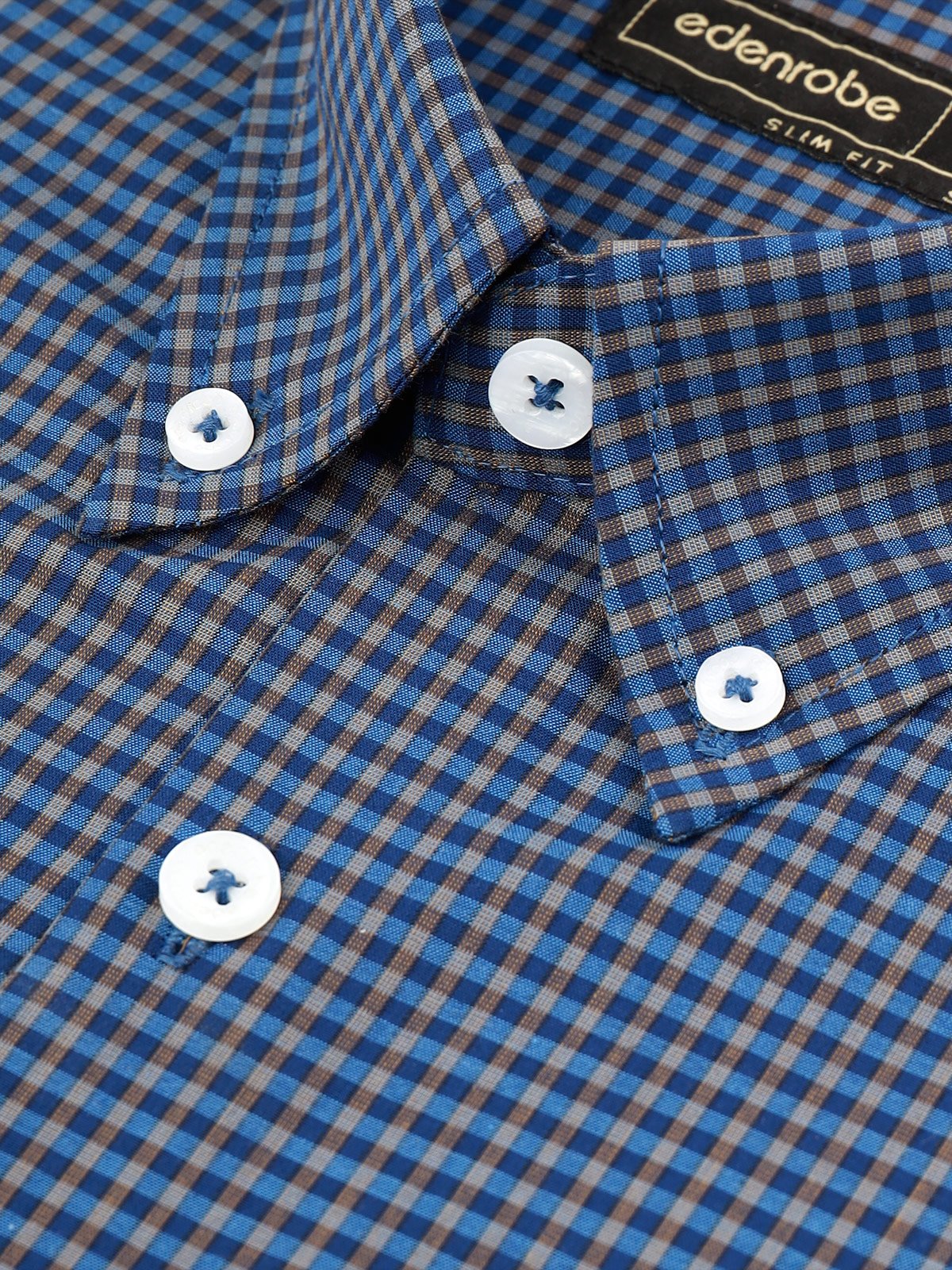 Men's Blue Shirt - EMTSI21-50227 - Image 3