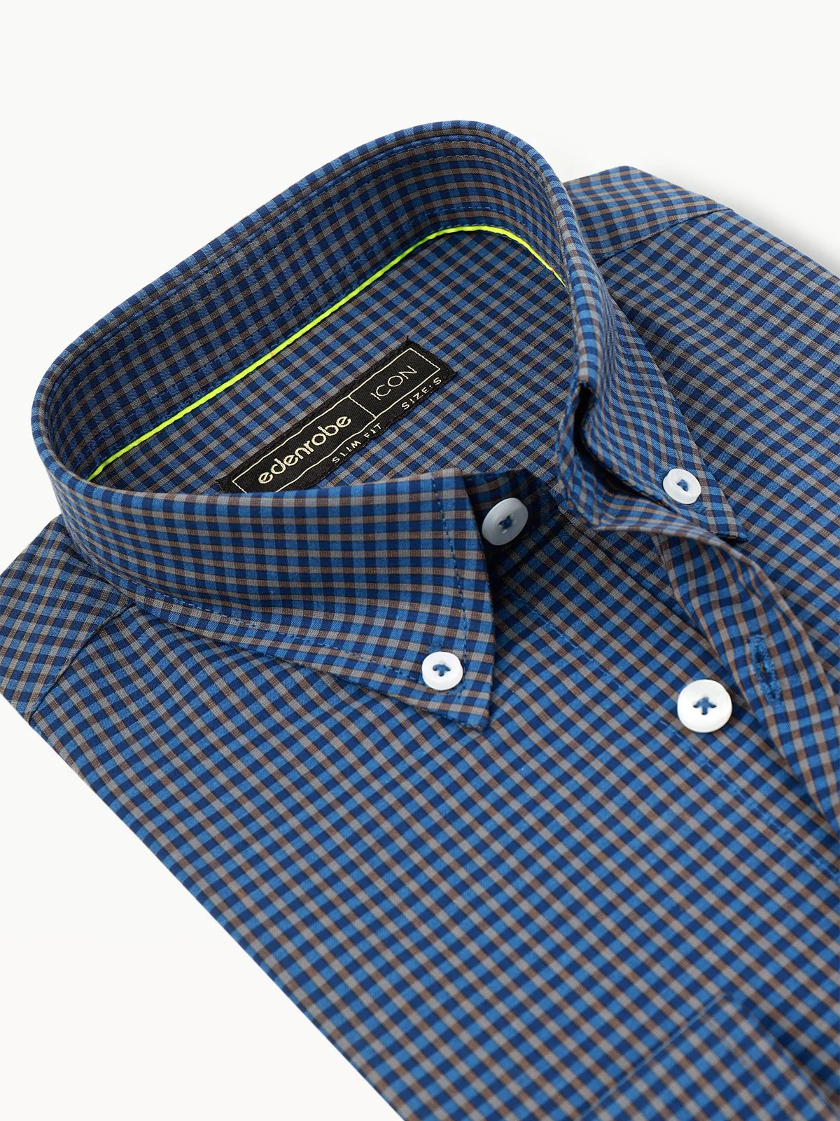 Men's Blue Shirt - EMTSI21-50227 - Image 4