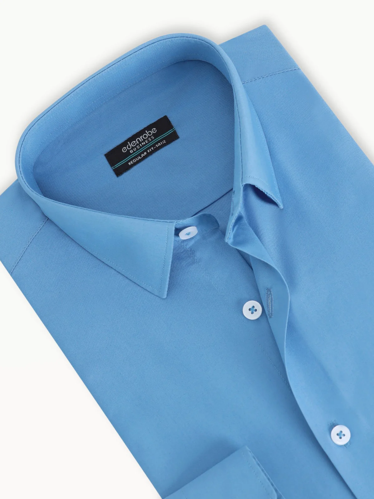 Men's Blue Shirt Plain - EMTSB22-137 - Image 4