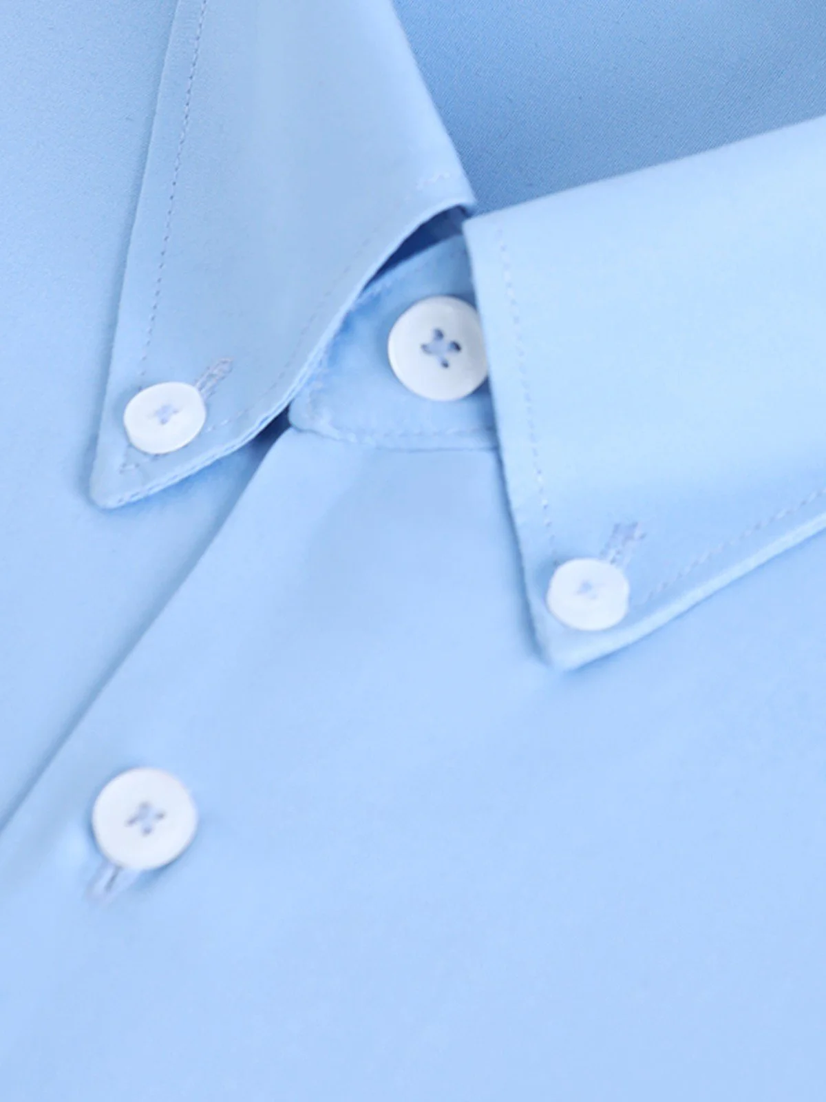 Men's Blue Shirt Plain - EMTSB23-156 - Image 3