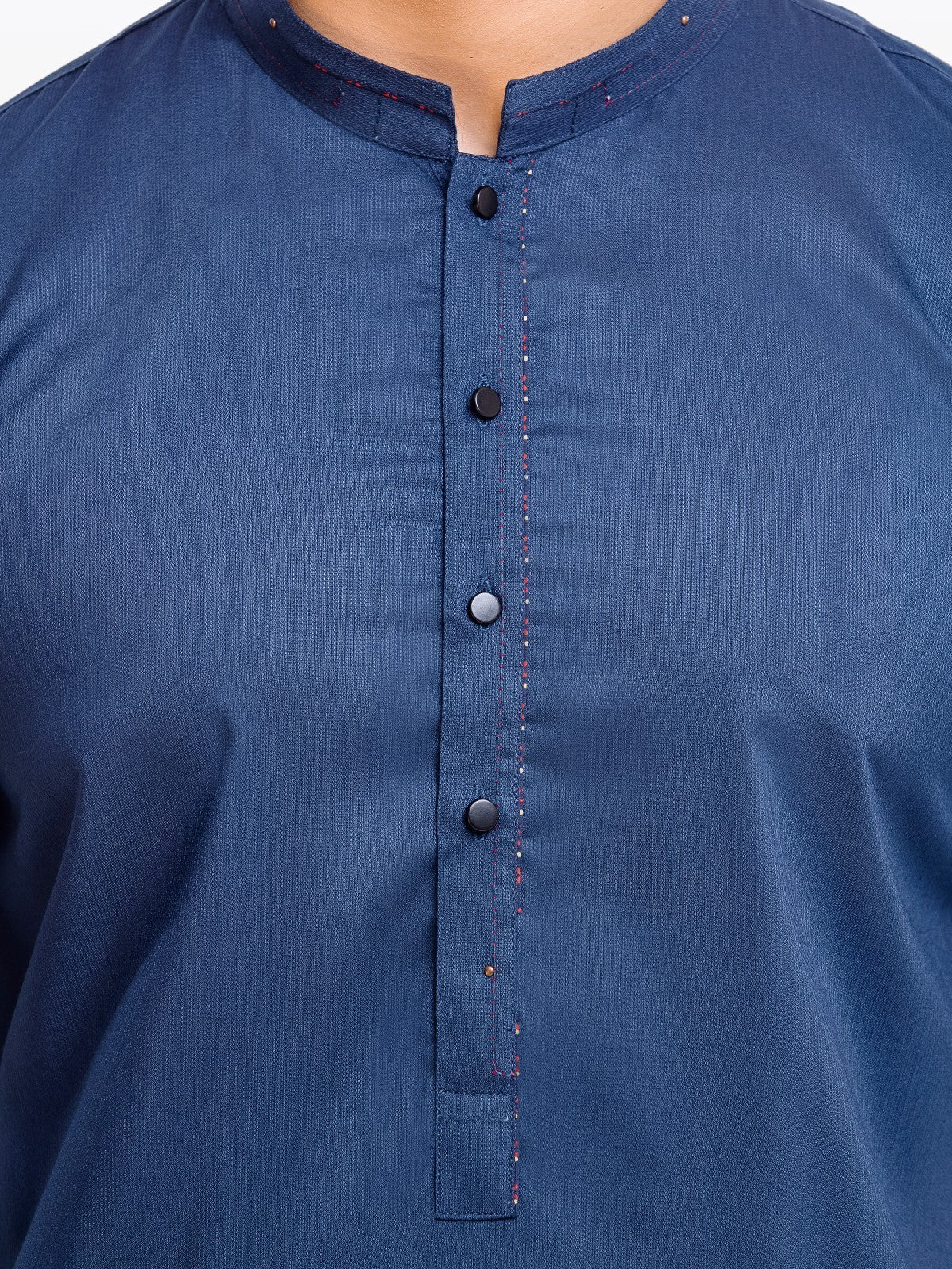 Men's Blue Shalwar Kameez - EMTSW23-99348 - Image 4