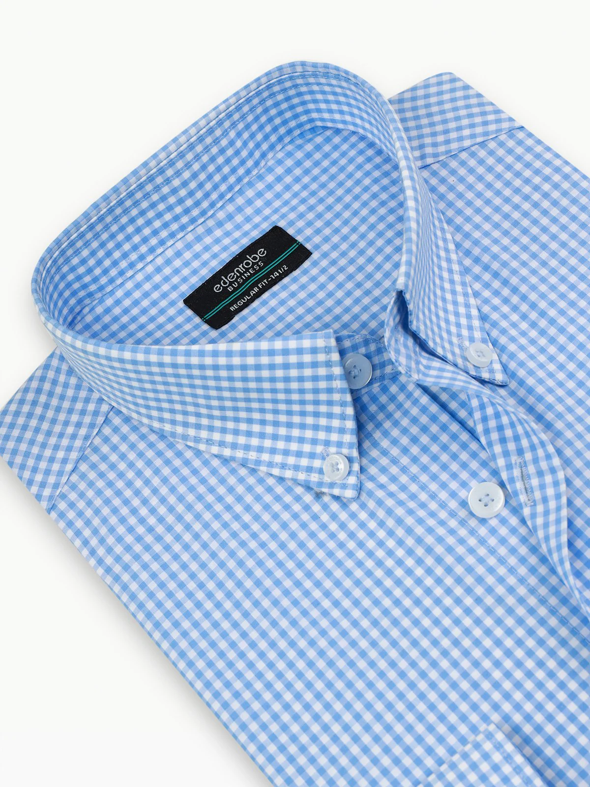 Men's Blue & White Shirt - EMTSB22-077 - Image 2