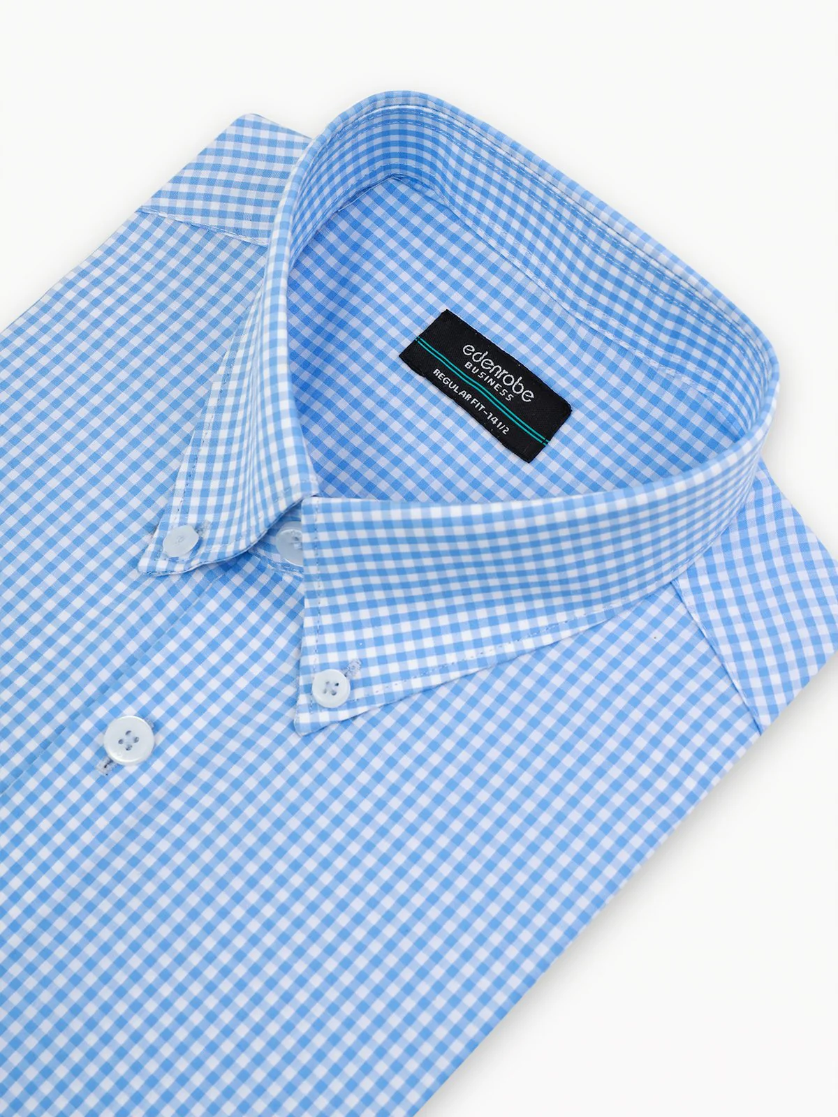 Men's Blue & White Shirt - EMTSB22-077 - Image 3