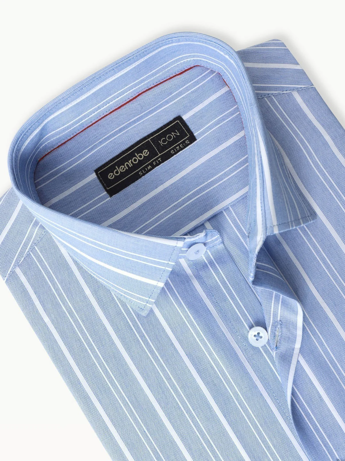 Men's Blue & White Shirt - EMTSI22-50267 - Image 4