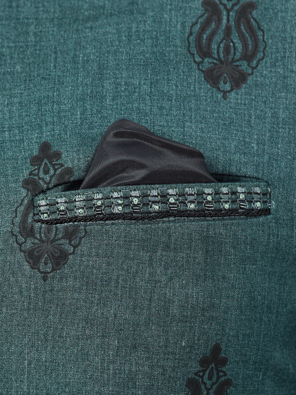 Men's Bottle Green Prince Suit - EMTPCS22-006 - Image 5