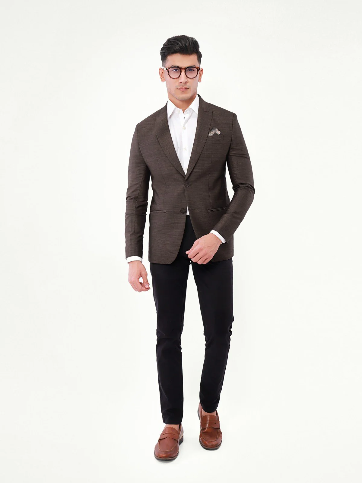 Men's Brown Blazer - EMTB22-6755