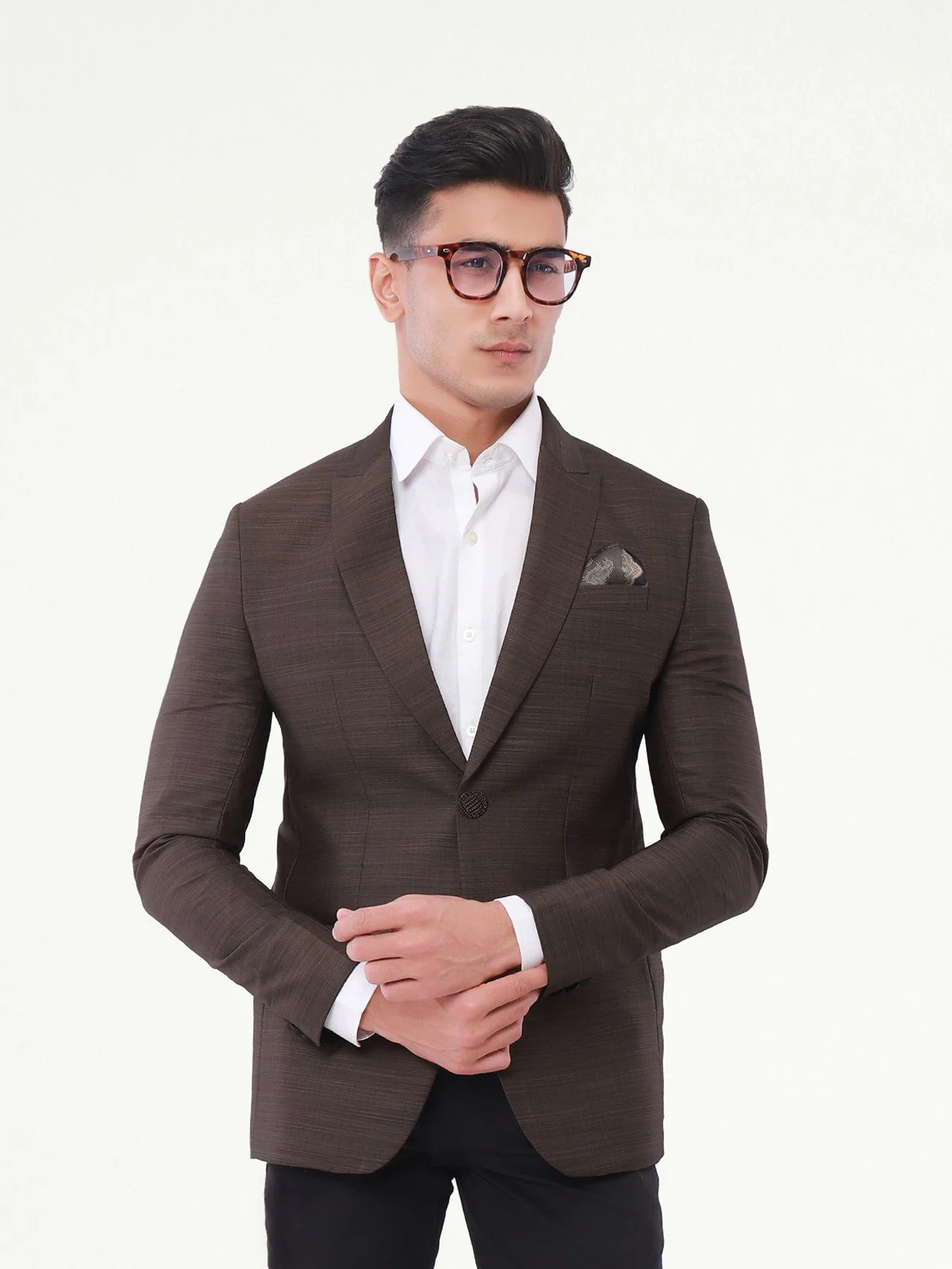 Men's Brown Blazer - EMTB22-6755 - Image 2