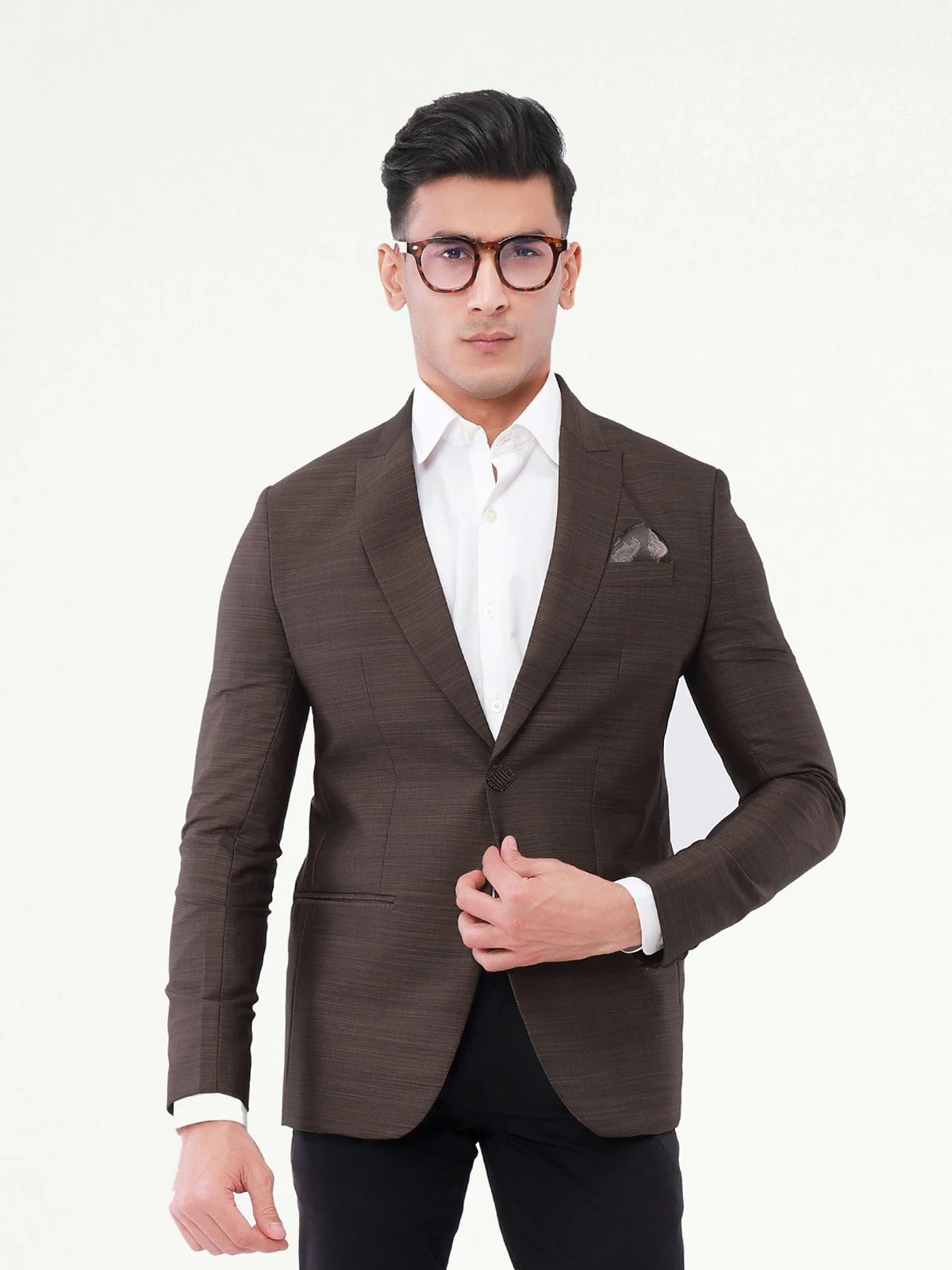 Men's Brown Blazer - EMTB22-6755 - Image 3